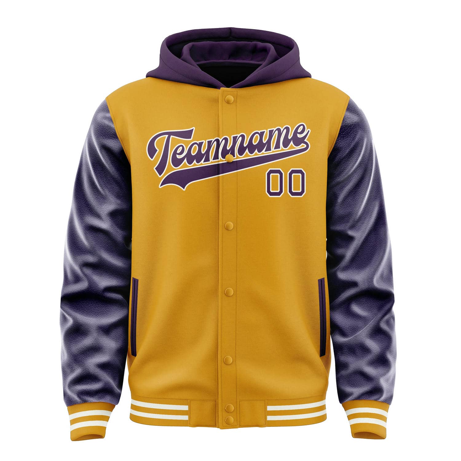 Custom Yellow Purple Jacket