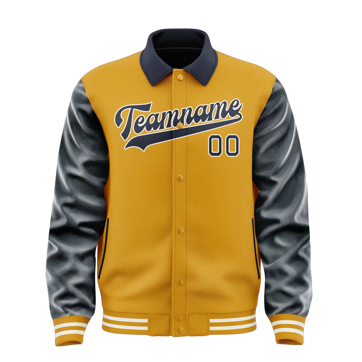 Custom Yellow Navy Jacket