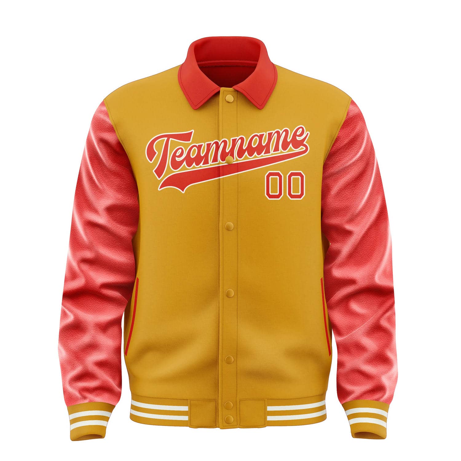 Custom Yellow Orange Red Jacket
