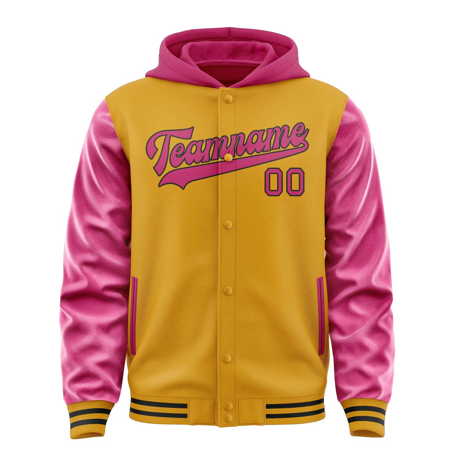 Custom Yellow Pink Jacket