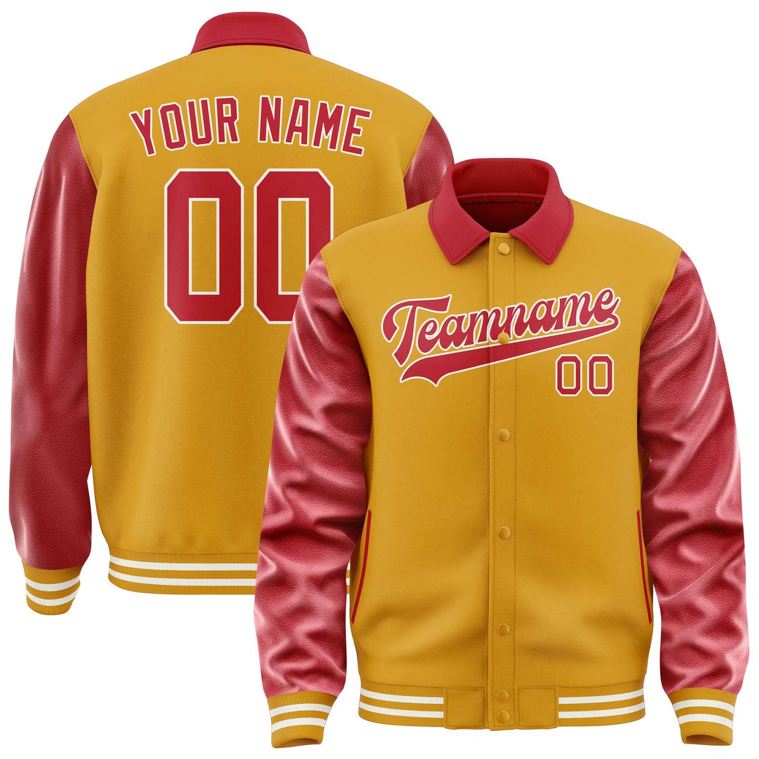 Custom Yellow Red Jacket