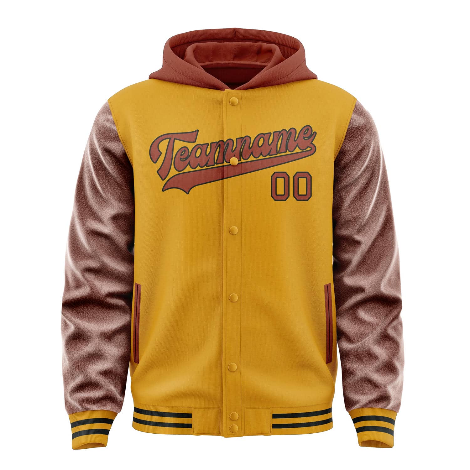 Custom Yellow Coral Red Jacket