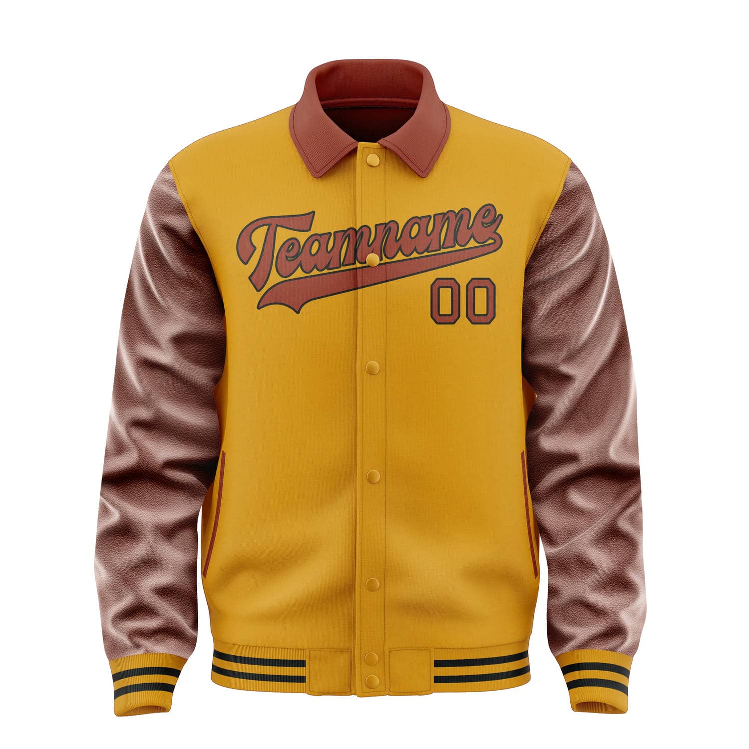 Custom Yellow Coral Red Jacket
