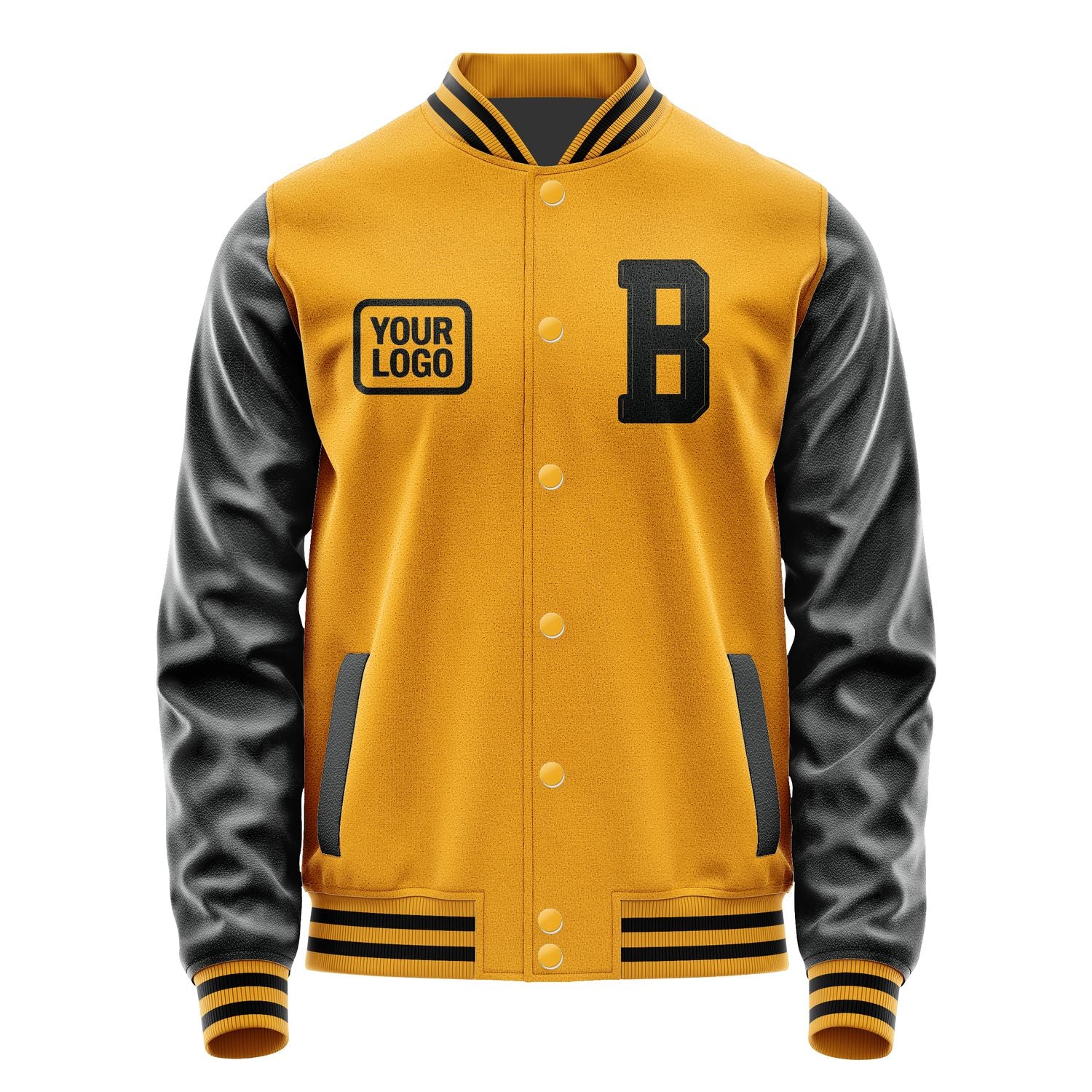 Custom Yellow Black Jacket JA191917191717171717