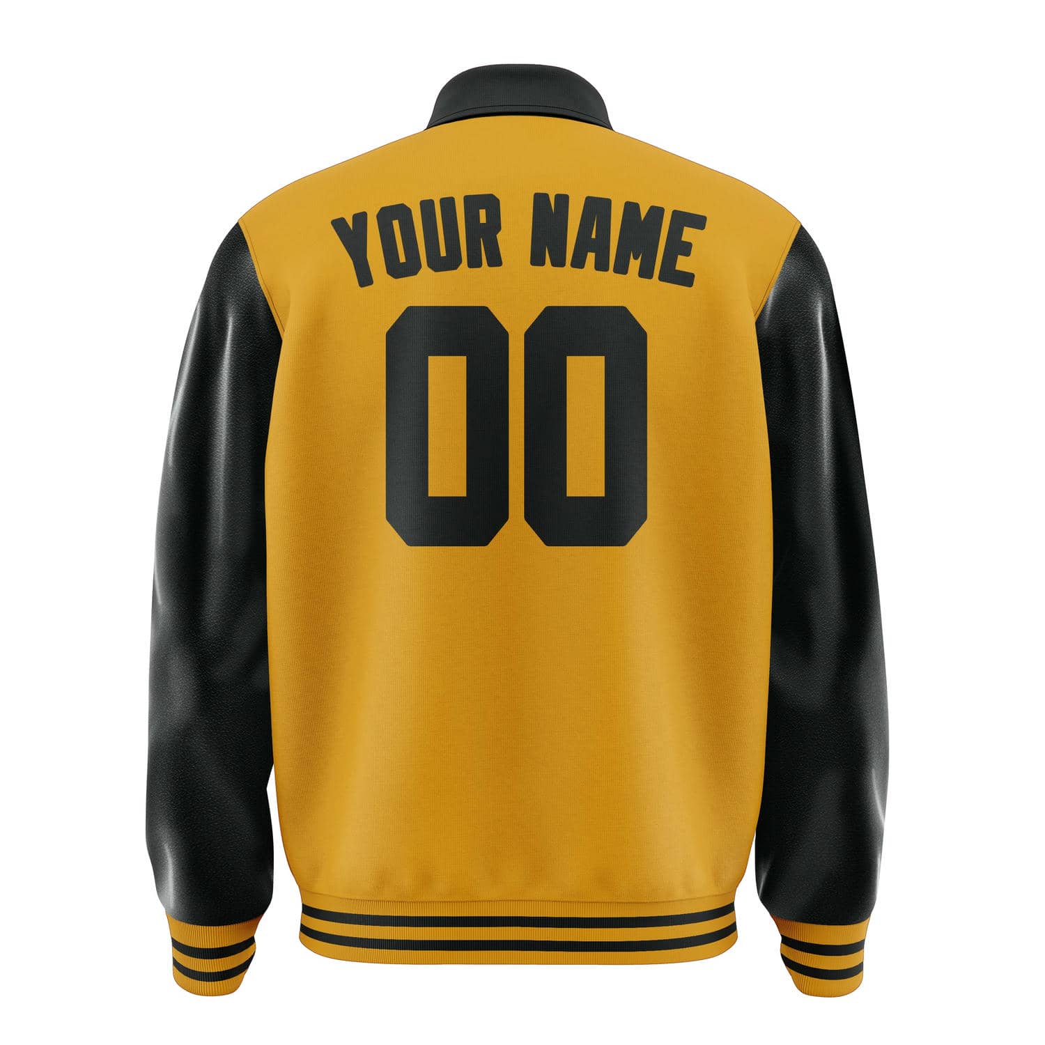 Custom Yellow Black Jacket