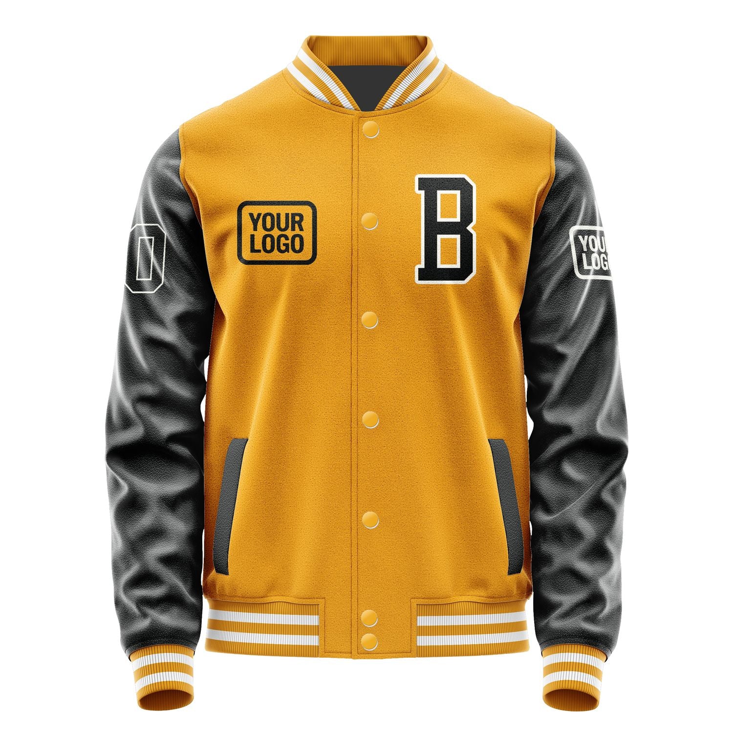 Custom Yellow Black Jacket JA191917191818171718