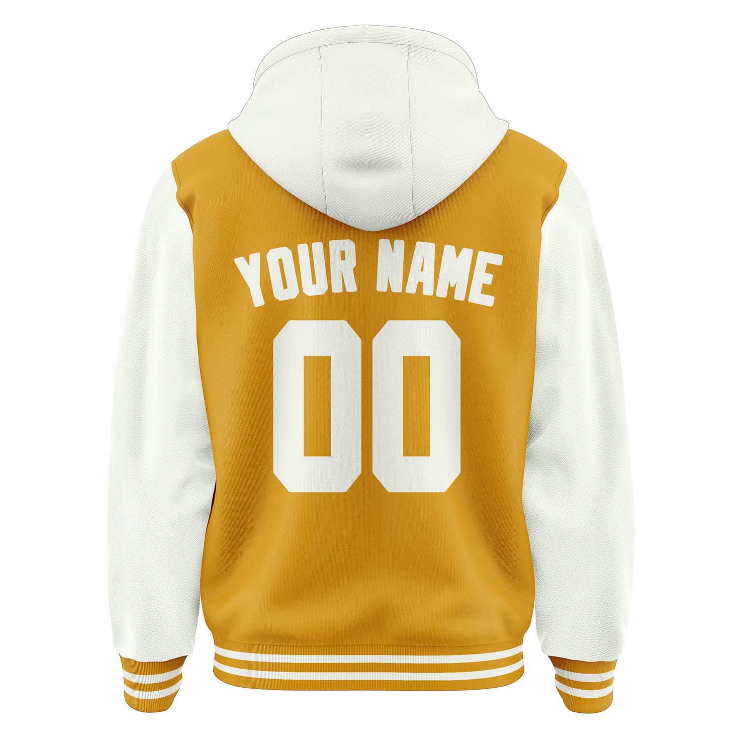 Custom Yellow White Jacket