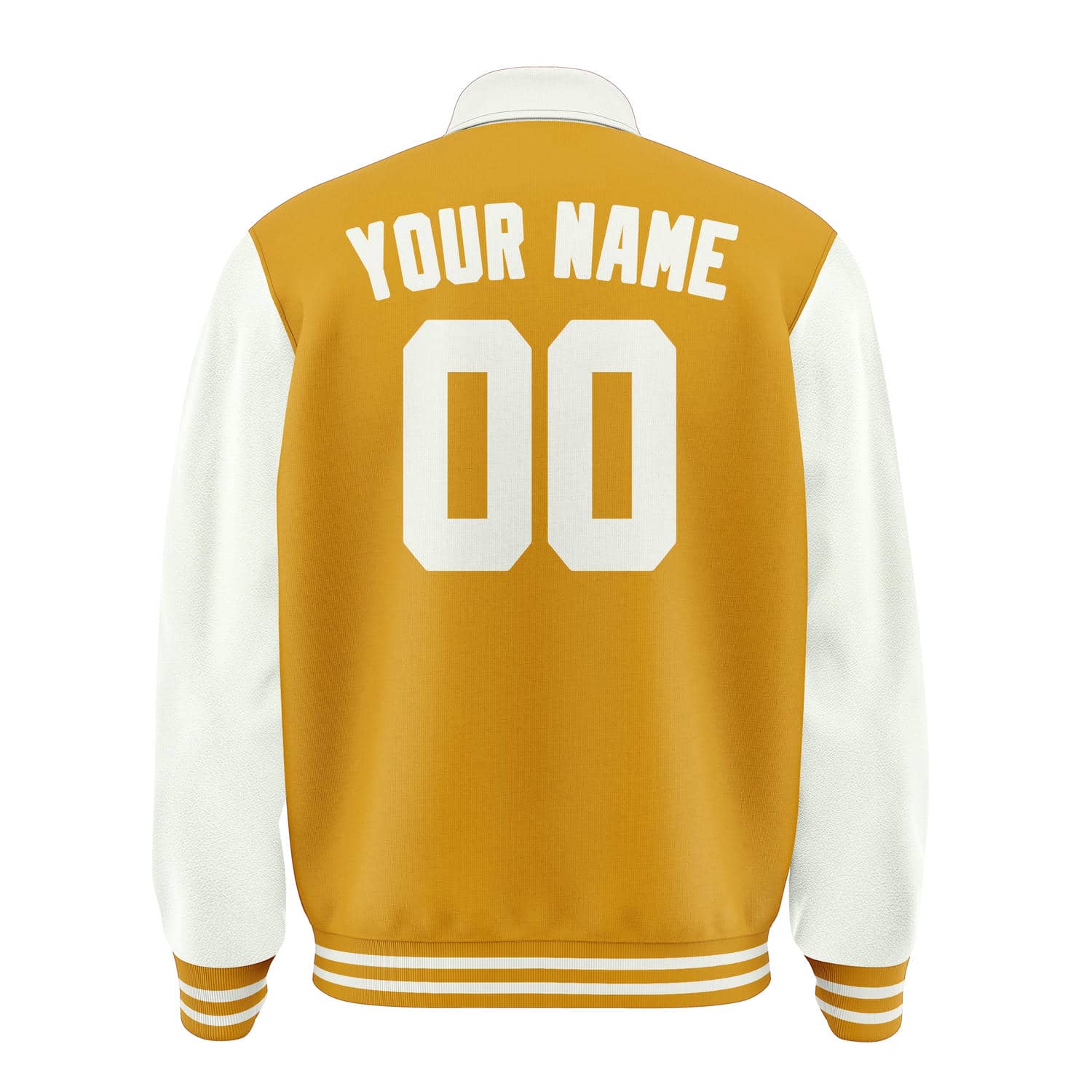 Custom Yellow White Jacket