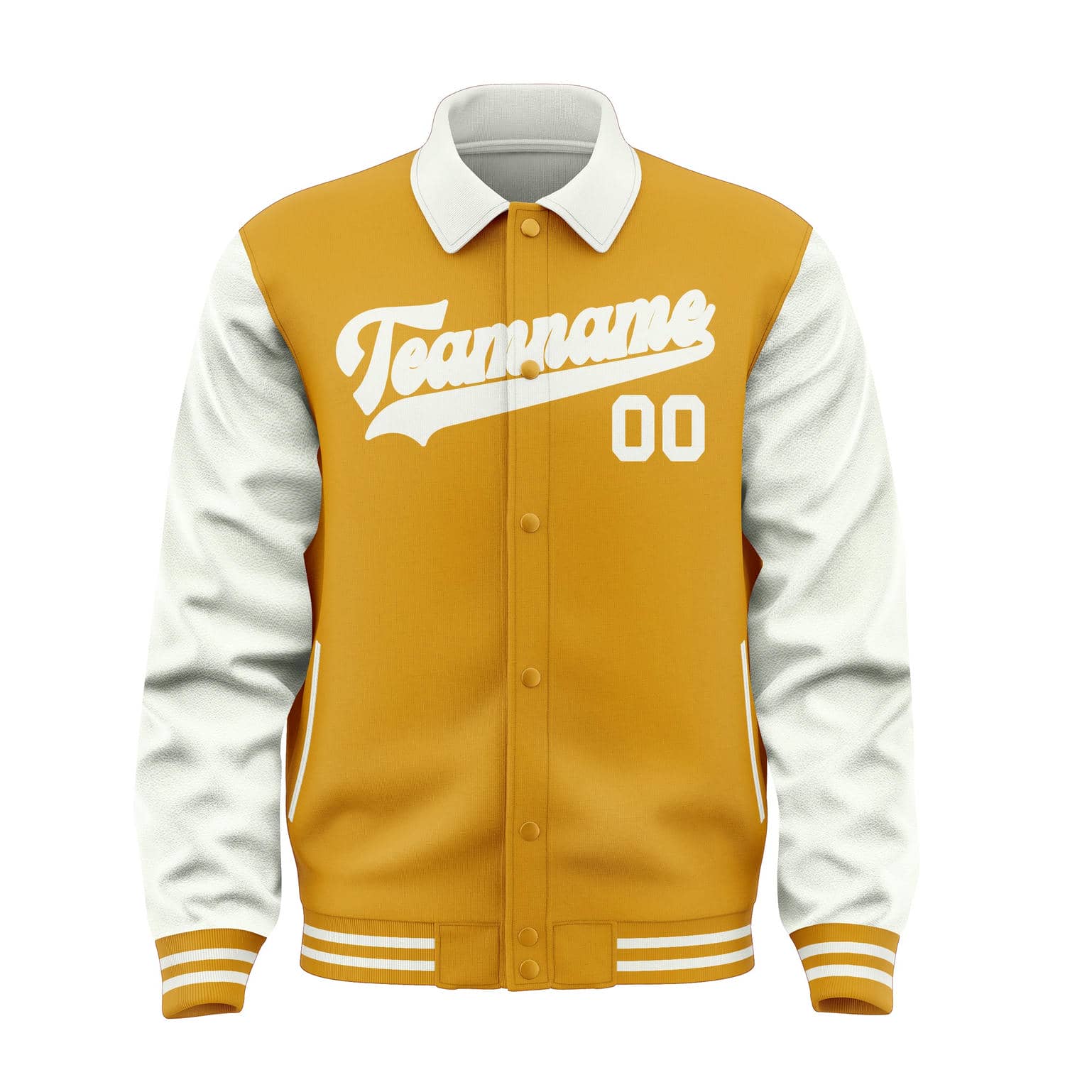 Custom Yellow White Jacket
