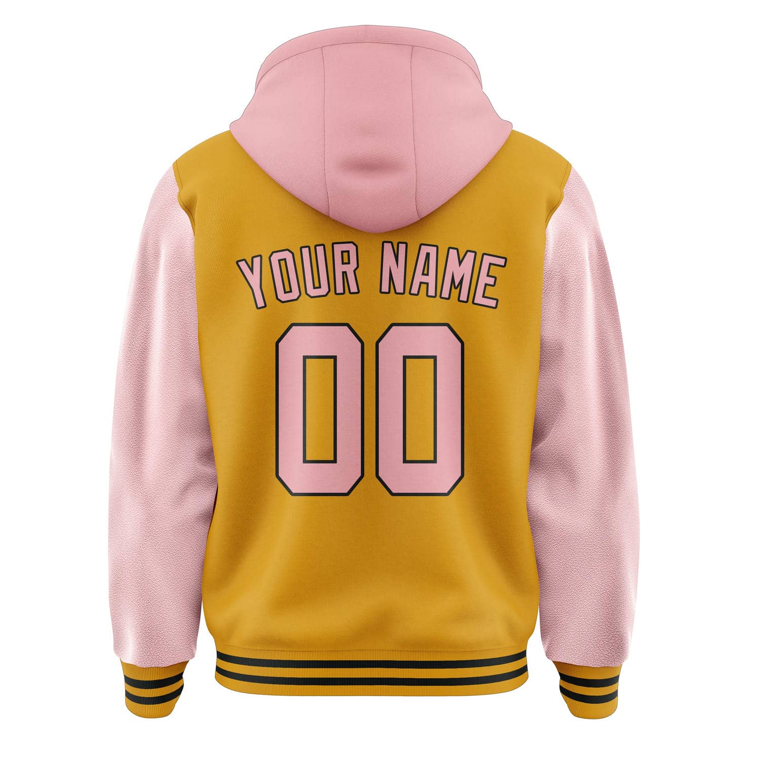 Custom Yellow Light Pink Jacket