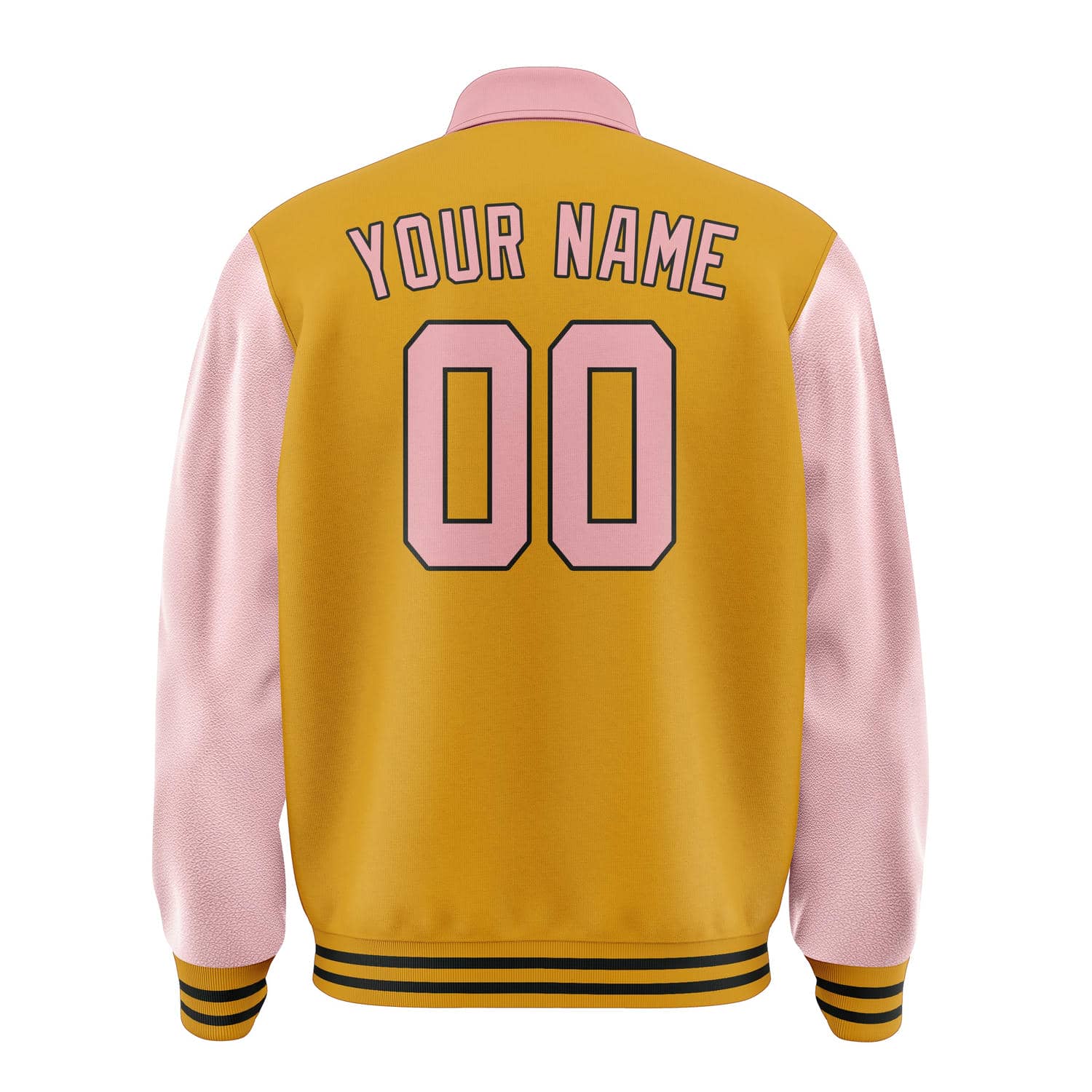 Custom Yellow Light Pink Jacket