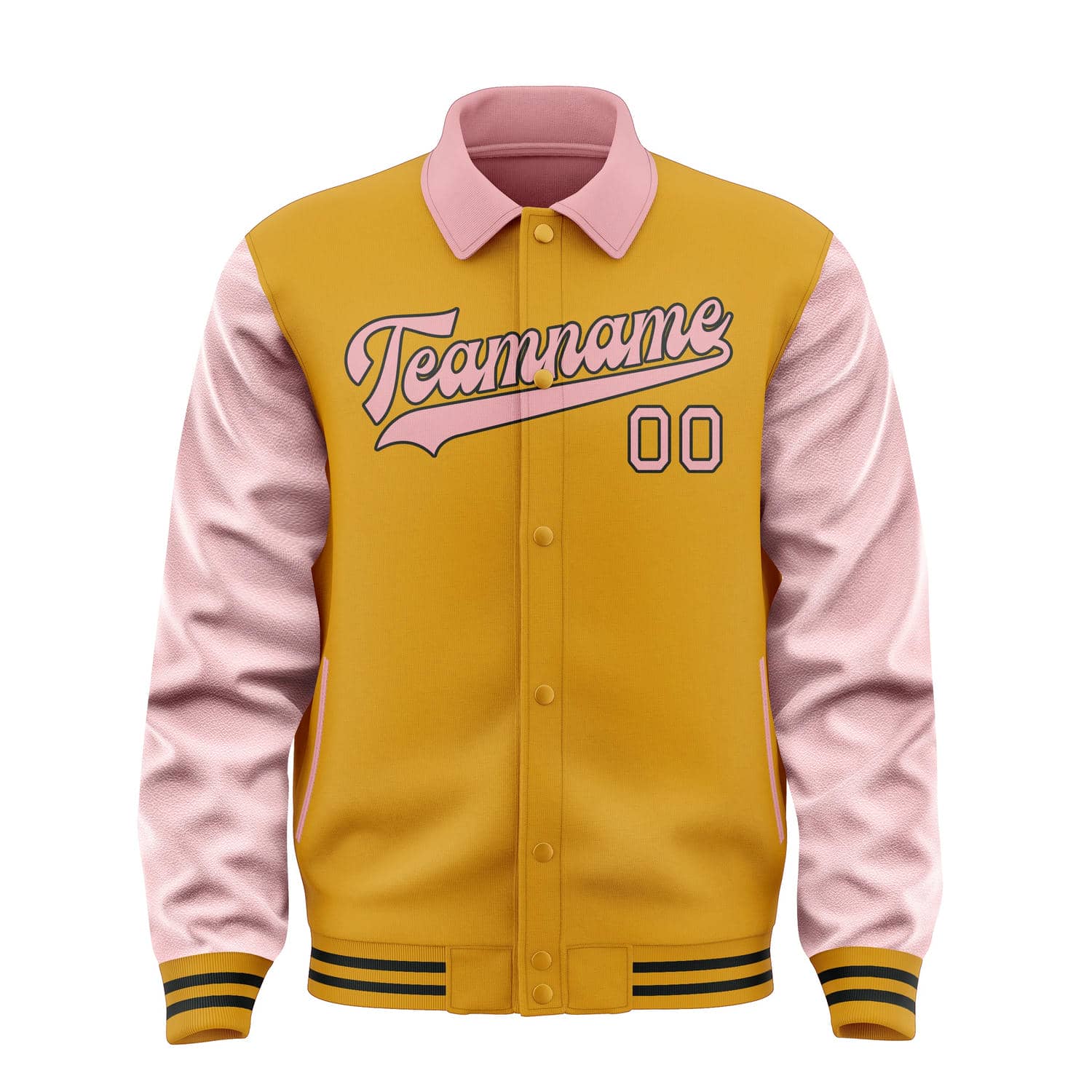 Custom Yellow Light Pink Jacket