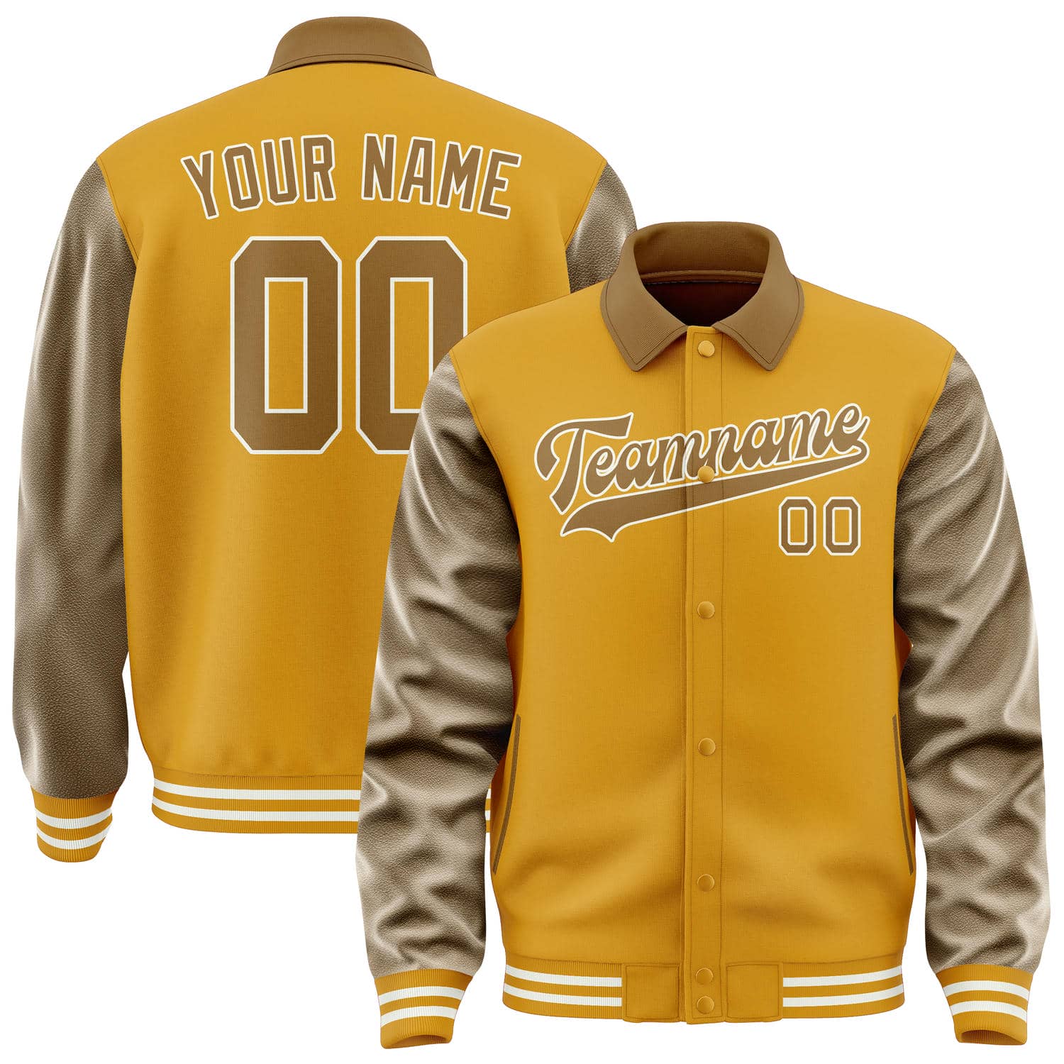 Custom Yellow Khaki Jacket