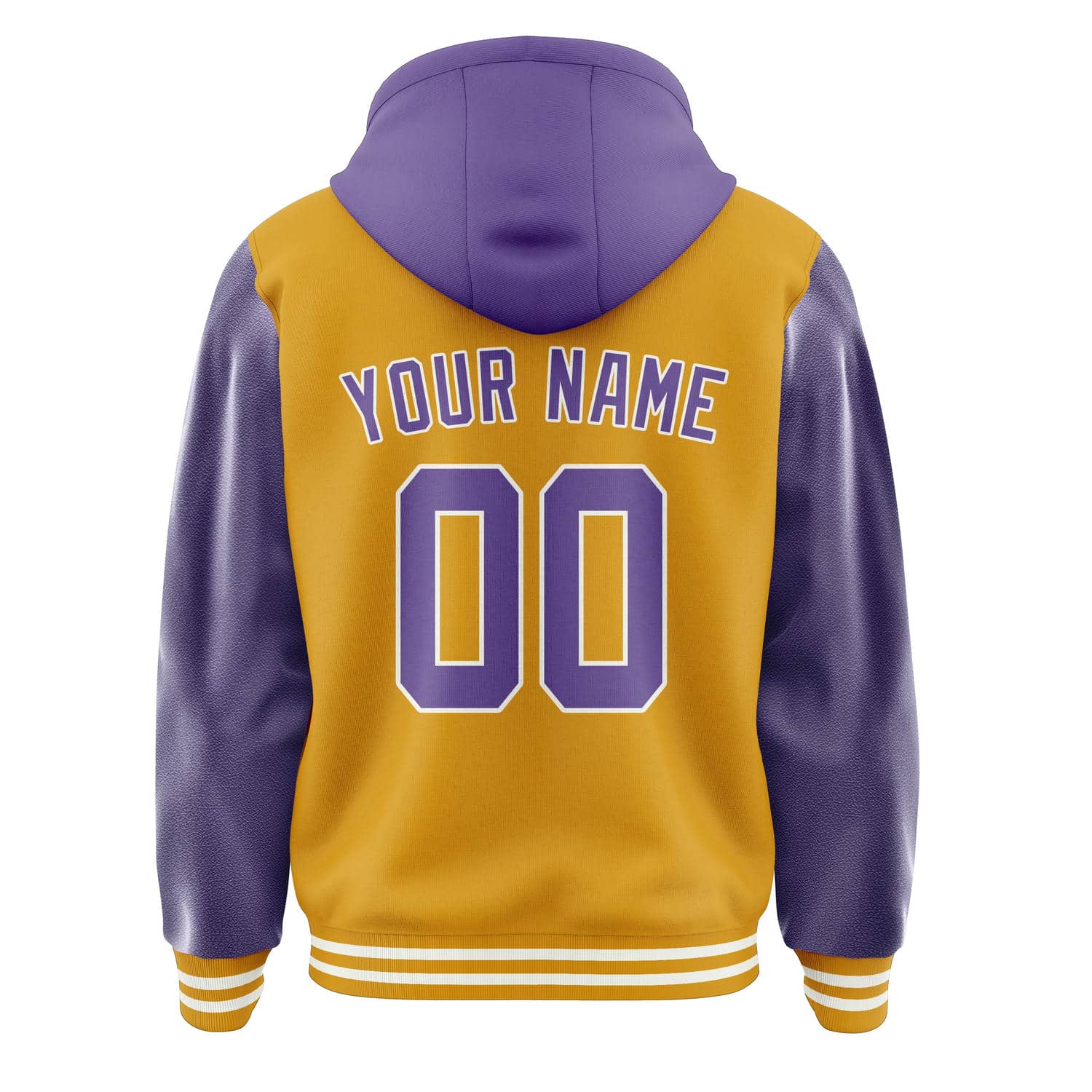 Custom Yellow Light Purple Jacket