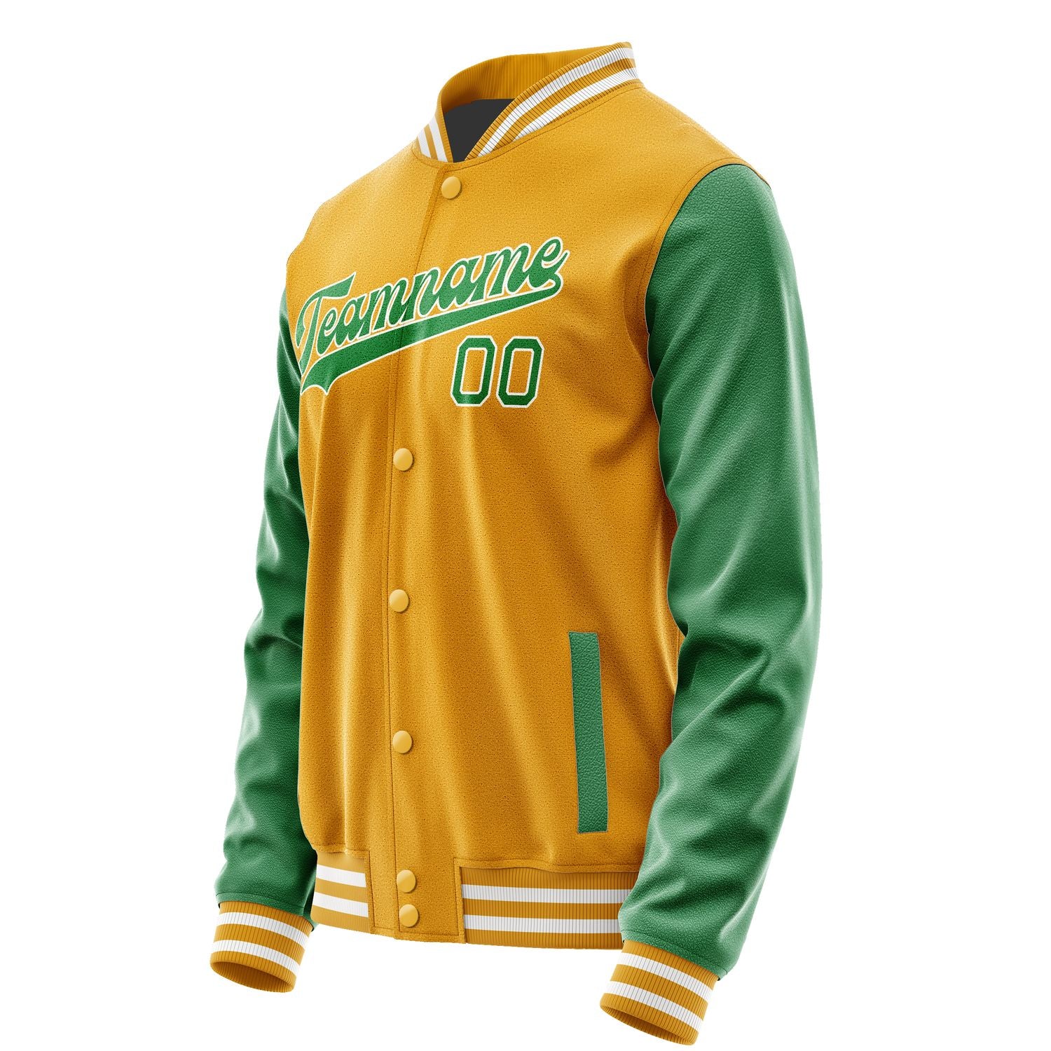 Custom Yellow Emerald Green Jacket JA1919241918B31824