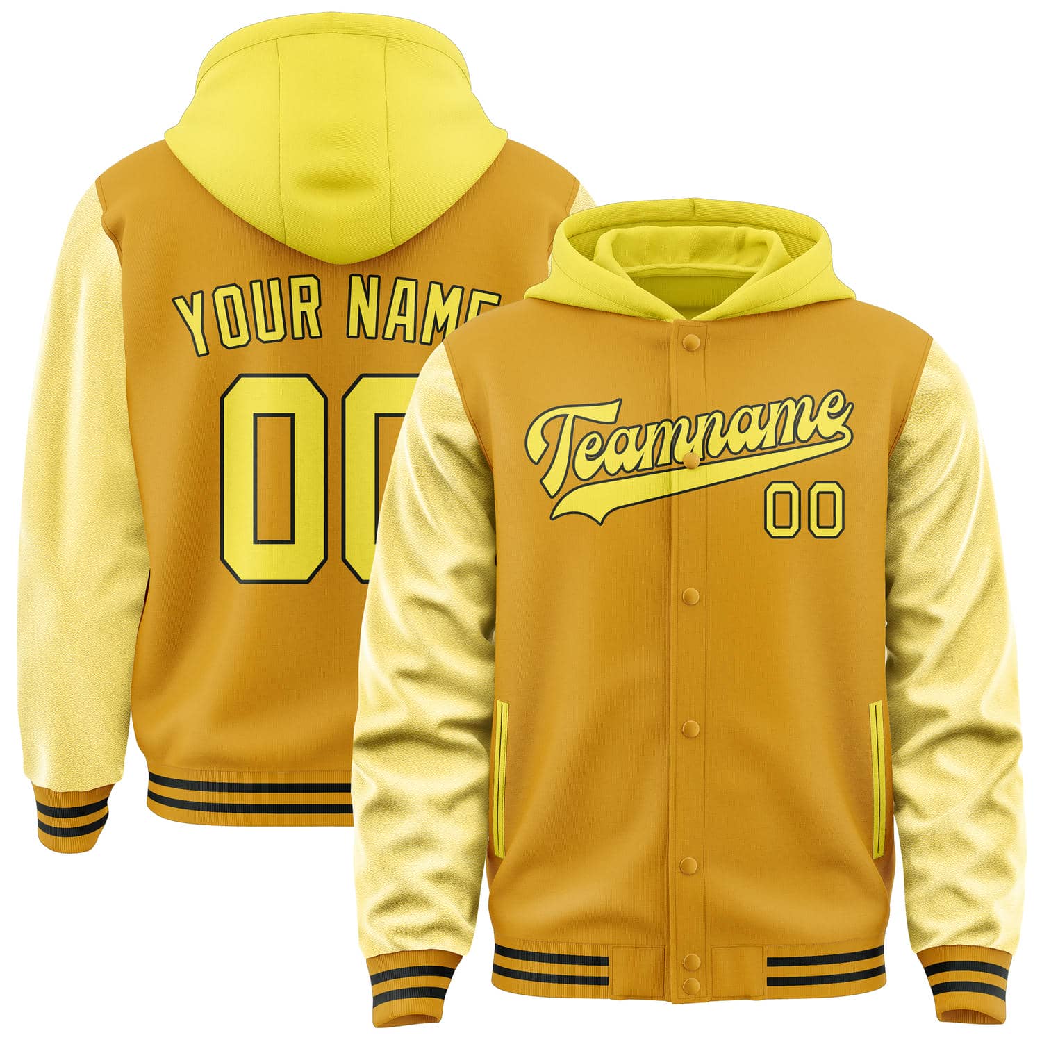 Custom Yellow Light Yellow Jacket