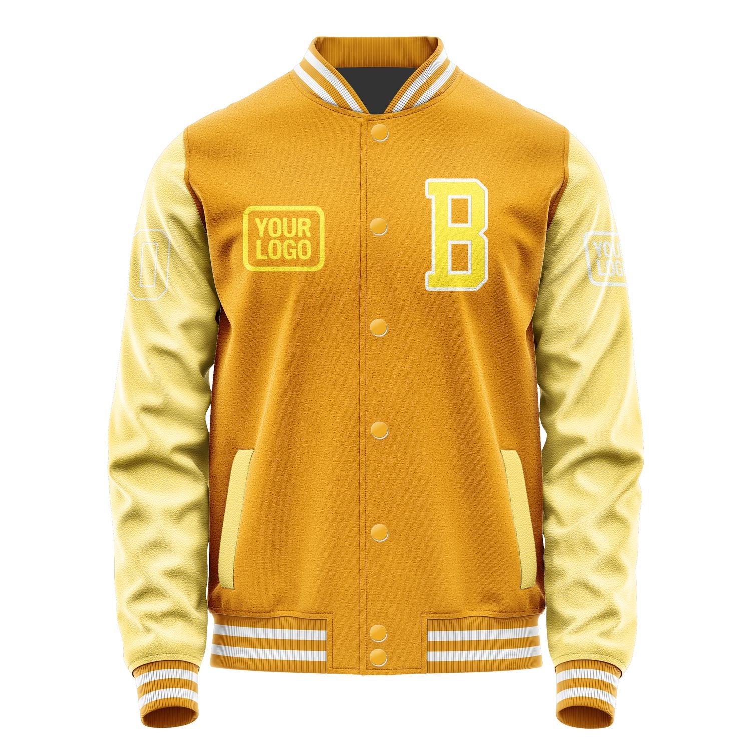 Custom Yellow Light Yellow Jacket JA191926191818262618
