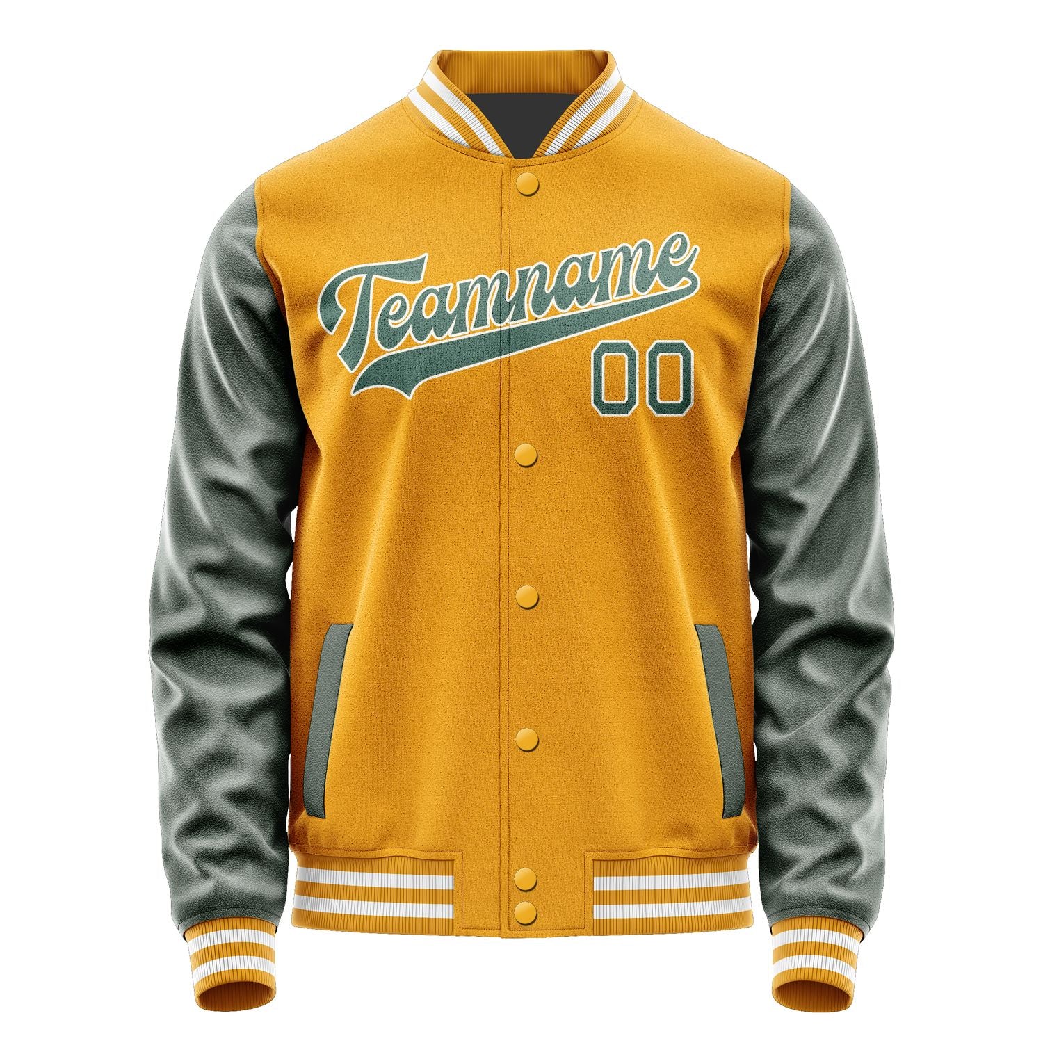 Custom Yellow Blue Green Jacket JA1919271918B31827