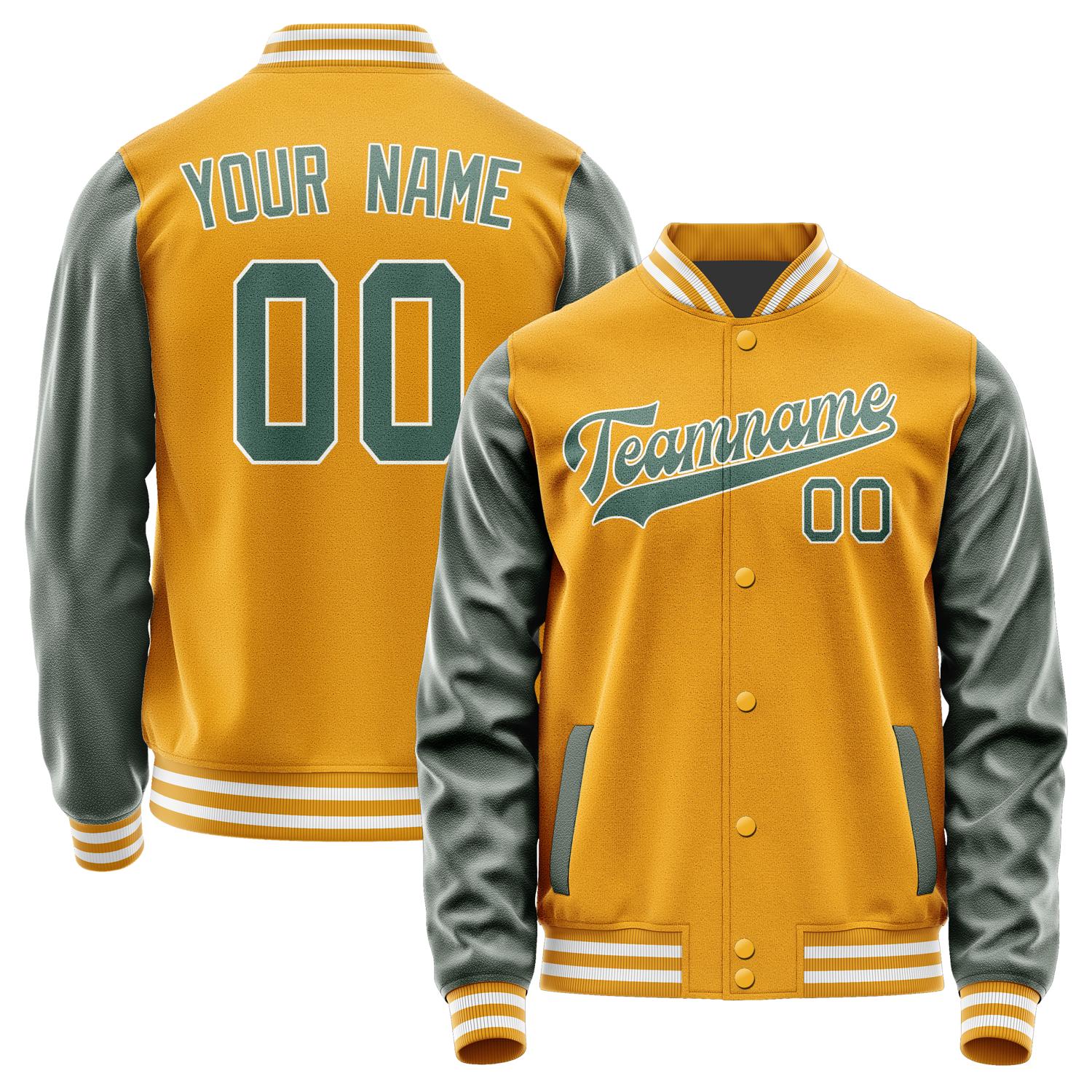 Custom Yellow Blue Green Jacket JA1919271918B31827