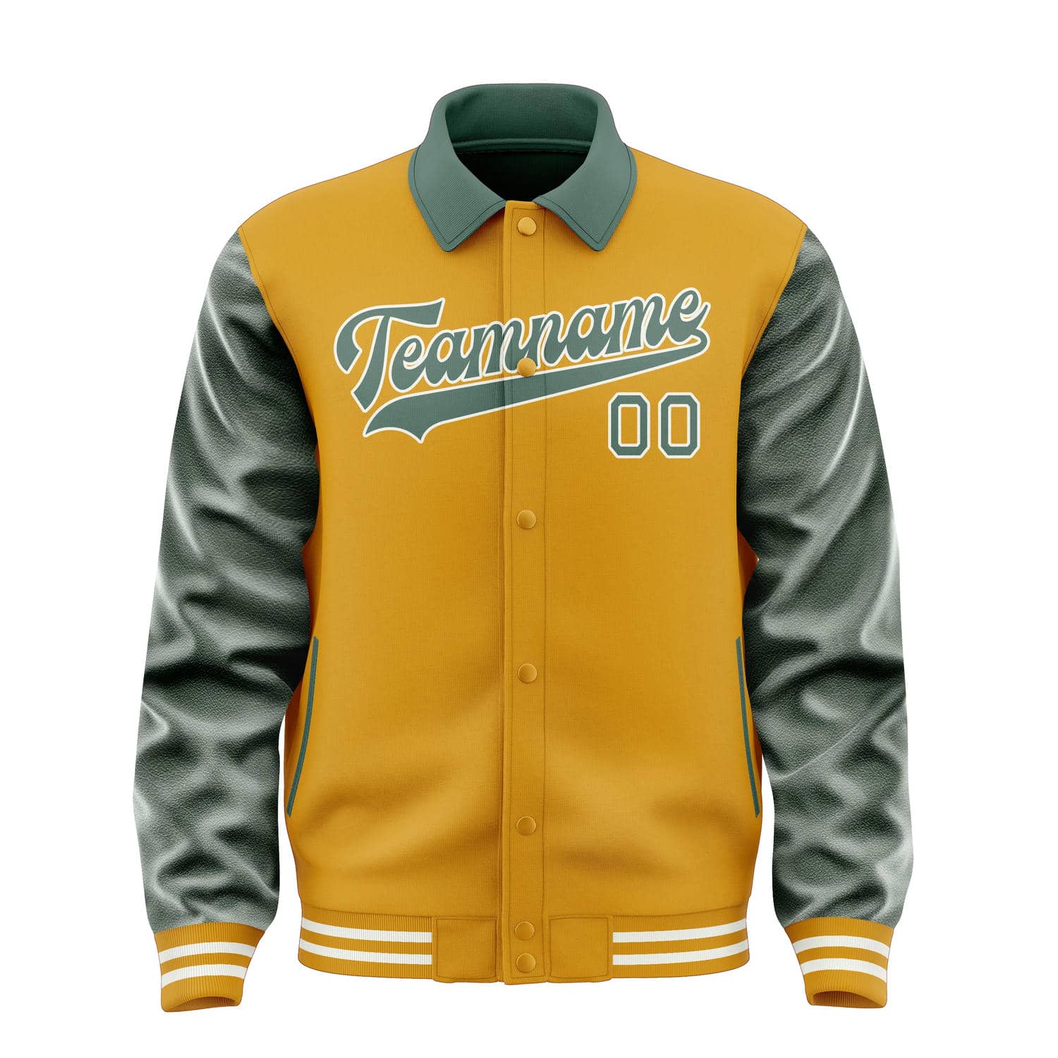 Custom Yellow Blue Green Jacket