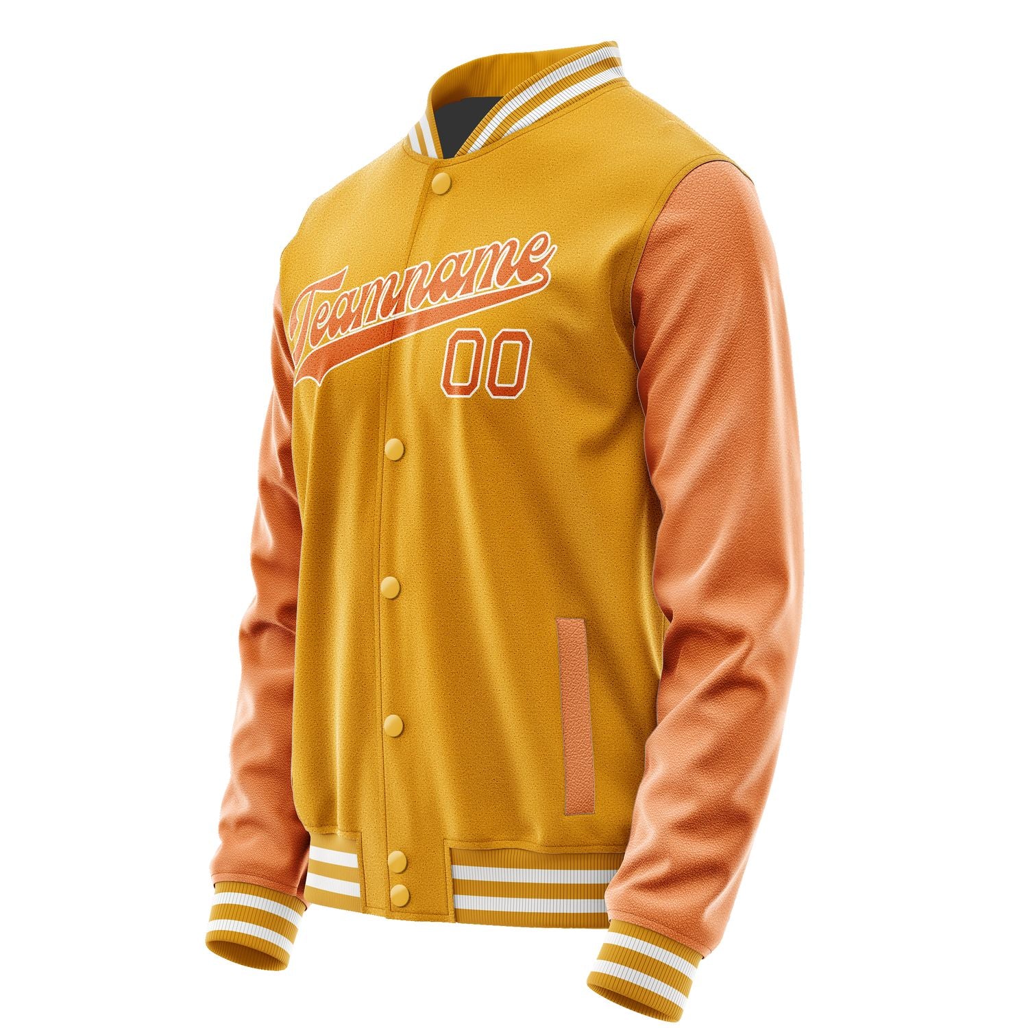 Custom Yellow Orange Jacket JA1919281918B31828