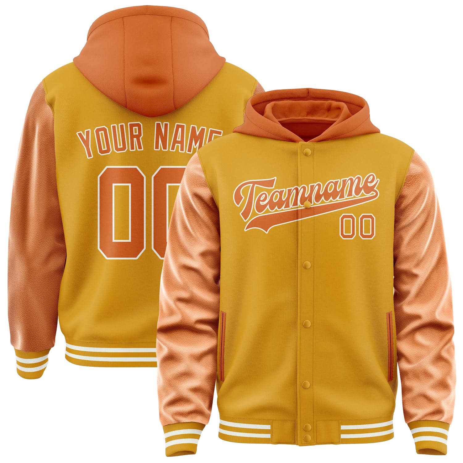 Custom Yellow Orange Jacket