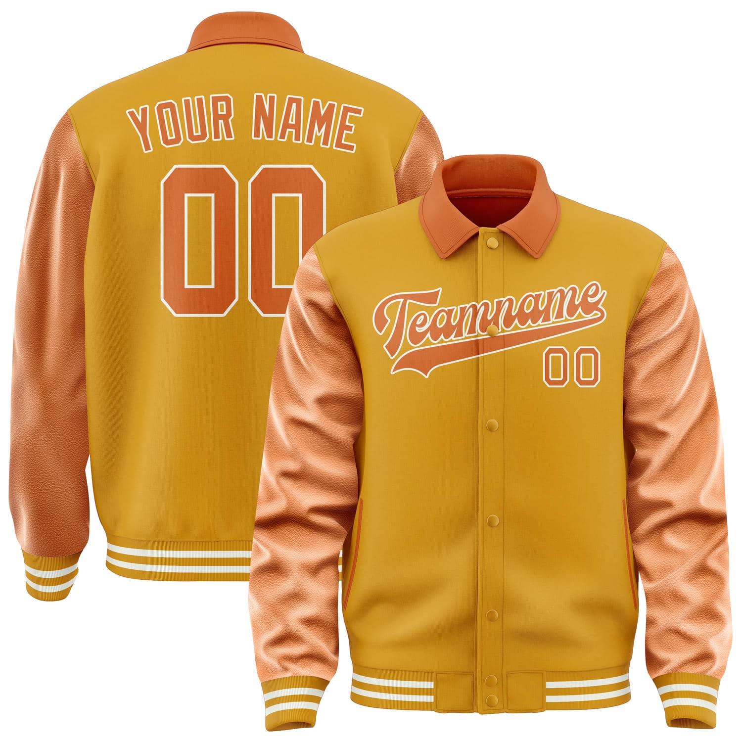 Custom Yellow Orange Jacket