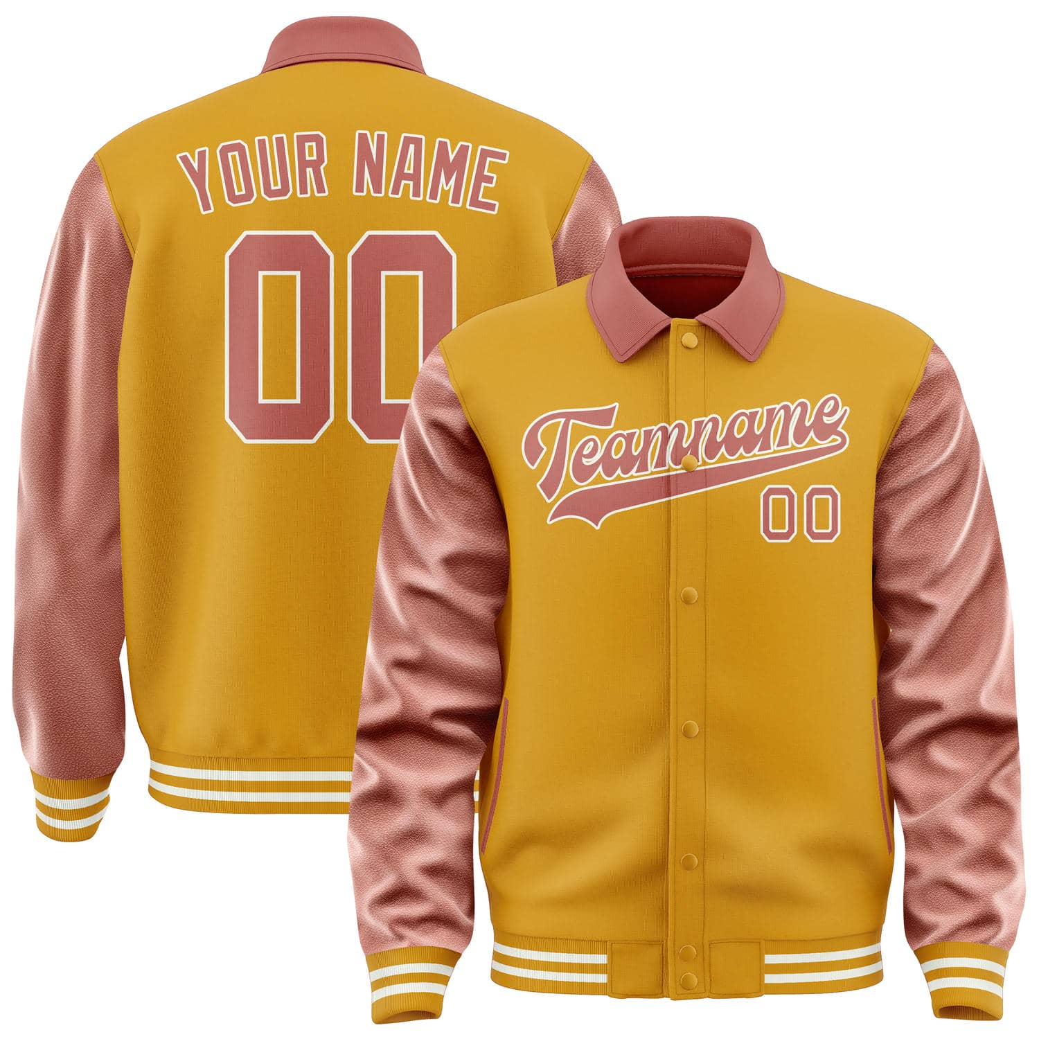 Custom Yellow Copper Rose Jacket