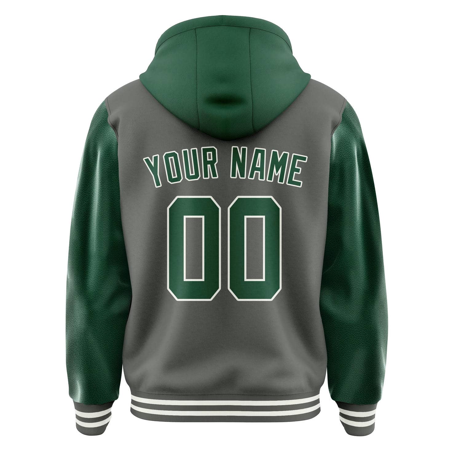 Custom Dark Grey Green Jacket