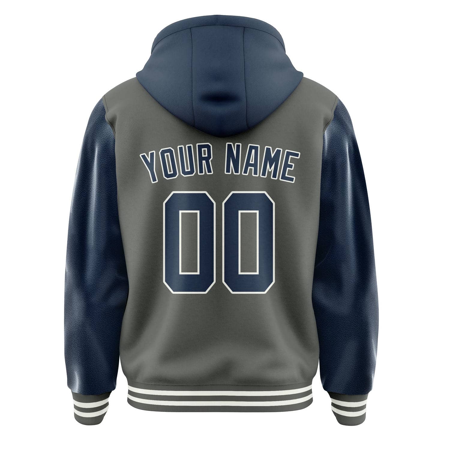 Custom Dark Grey Blue Jacket