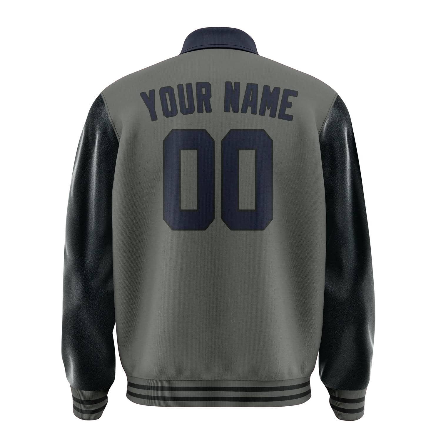 Custom Dark Grey Navy Jacket