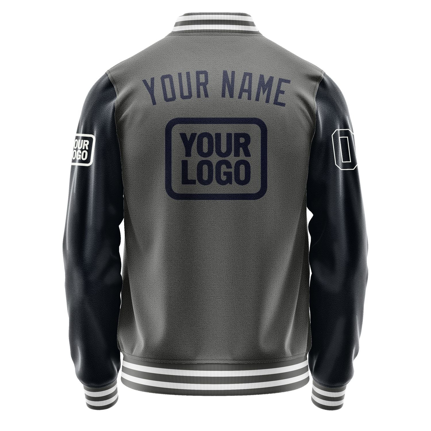 Custom Dark Grey Navy Jacket JA202011201818111118