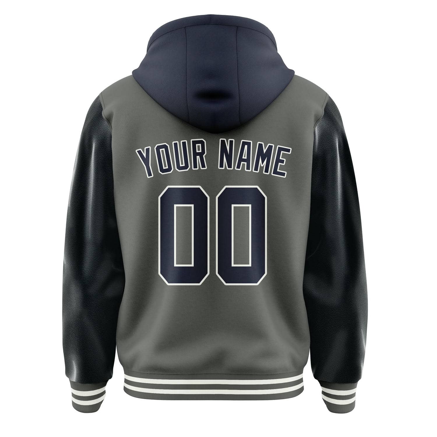 Custom Dark Grey Navy Jacket