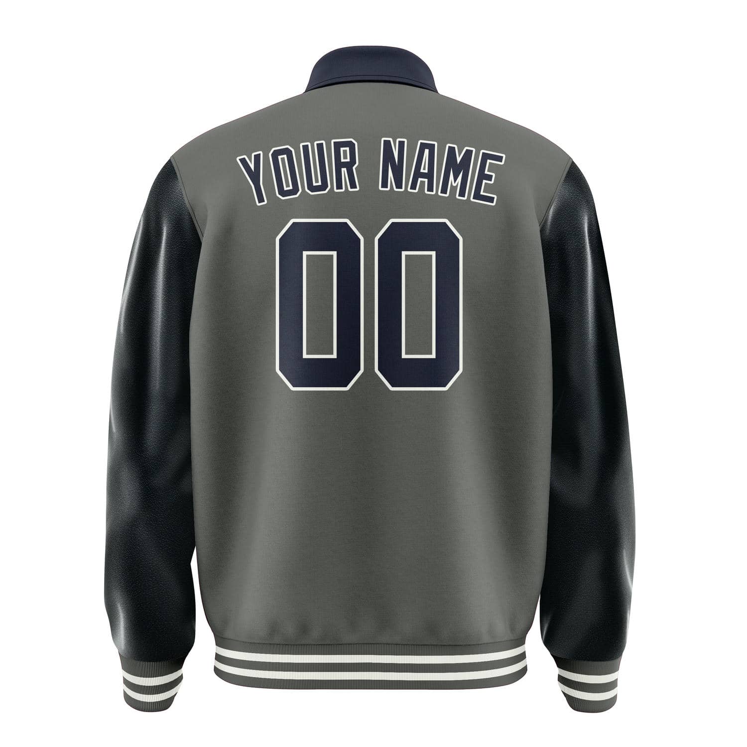 Custom Dark Grey Navy Jacket