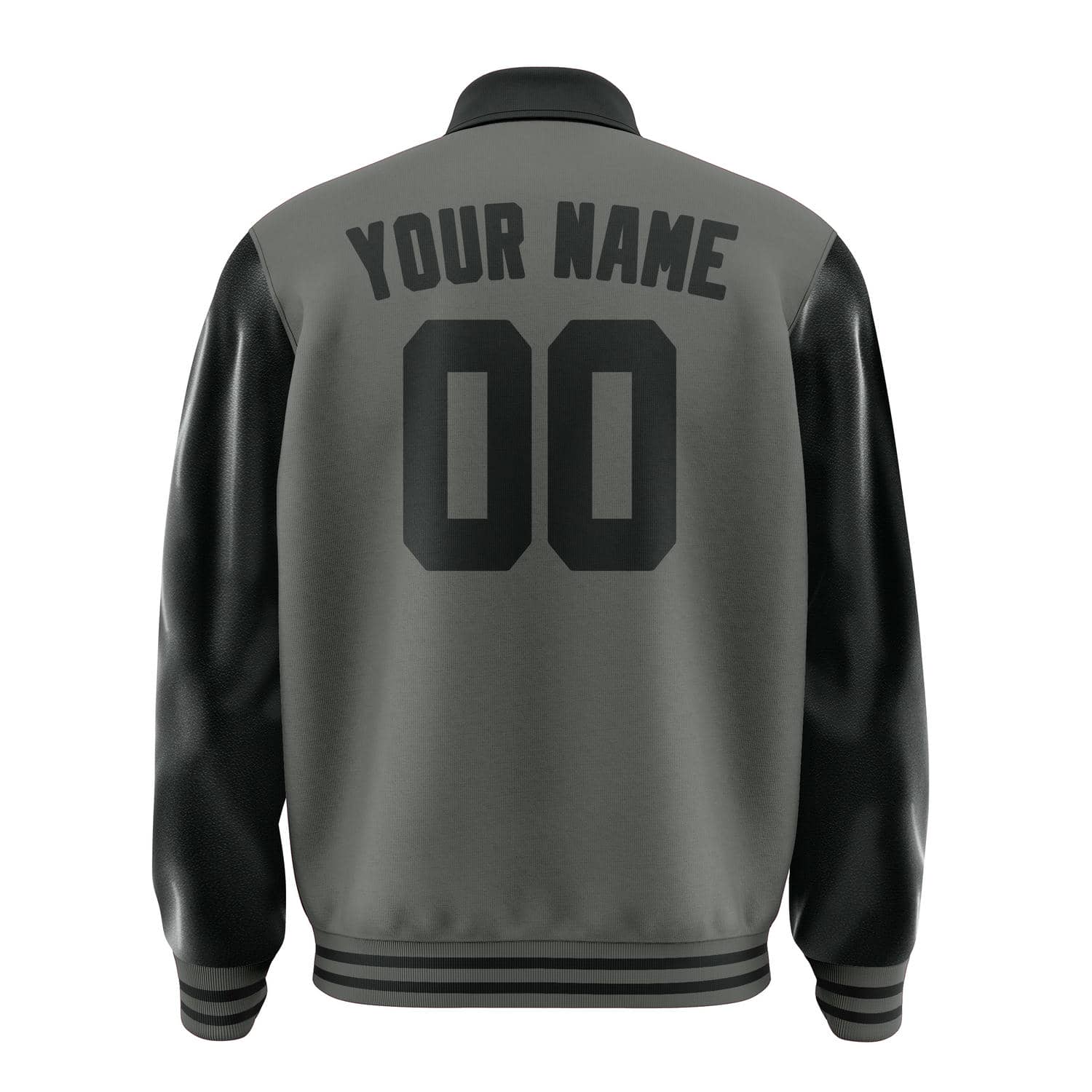 Custom Dark Grey Black Jacket