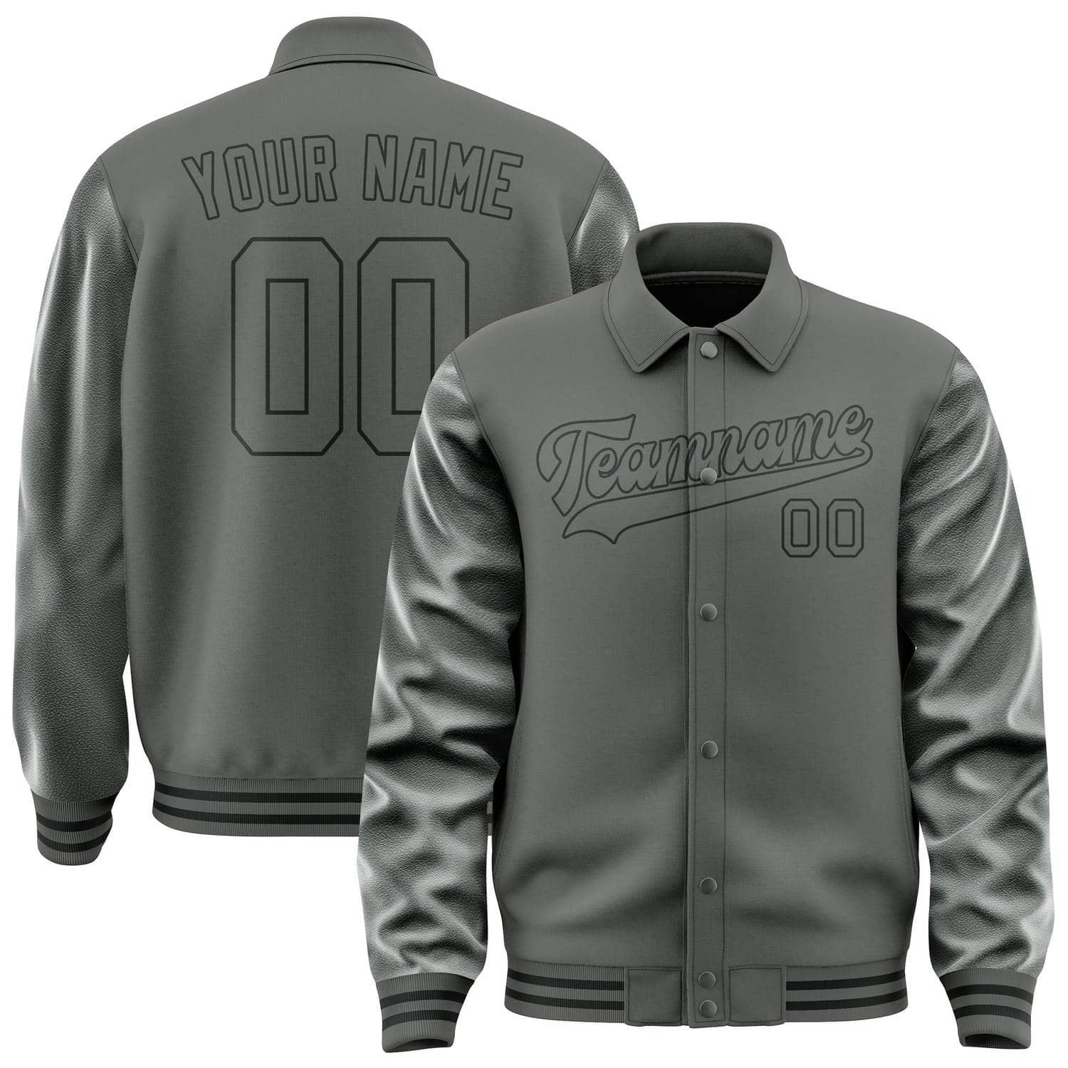 Custom Dark Grey Dark Grey Jacket