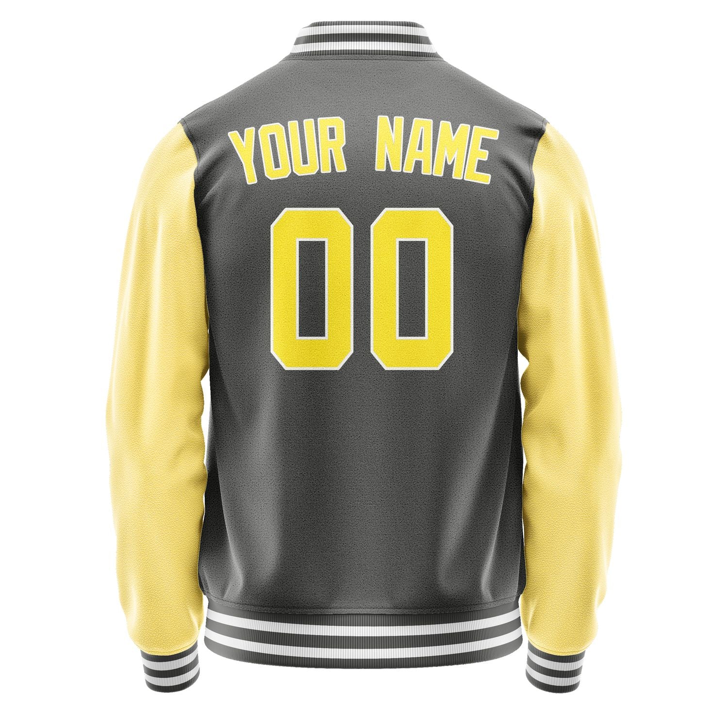 Custom Dark Grey Light Yellow Jacket JA2020262018B31826