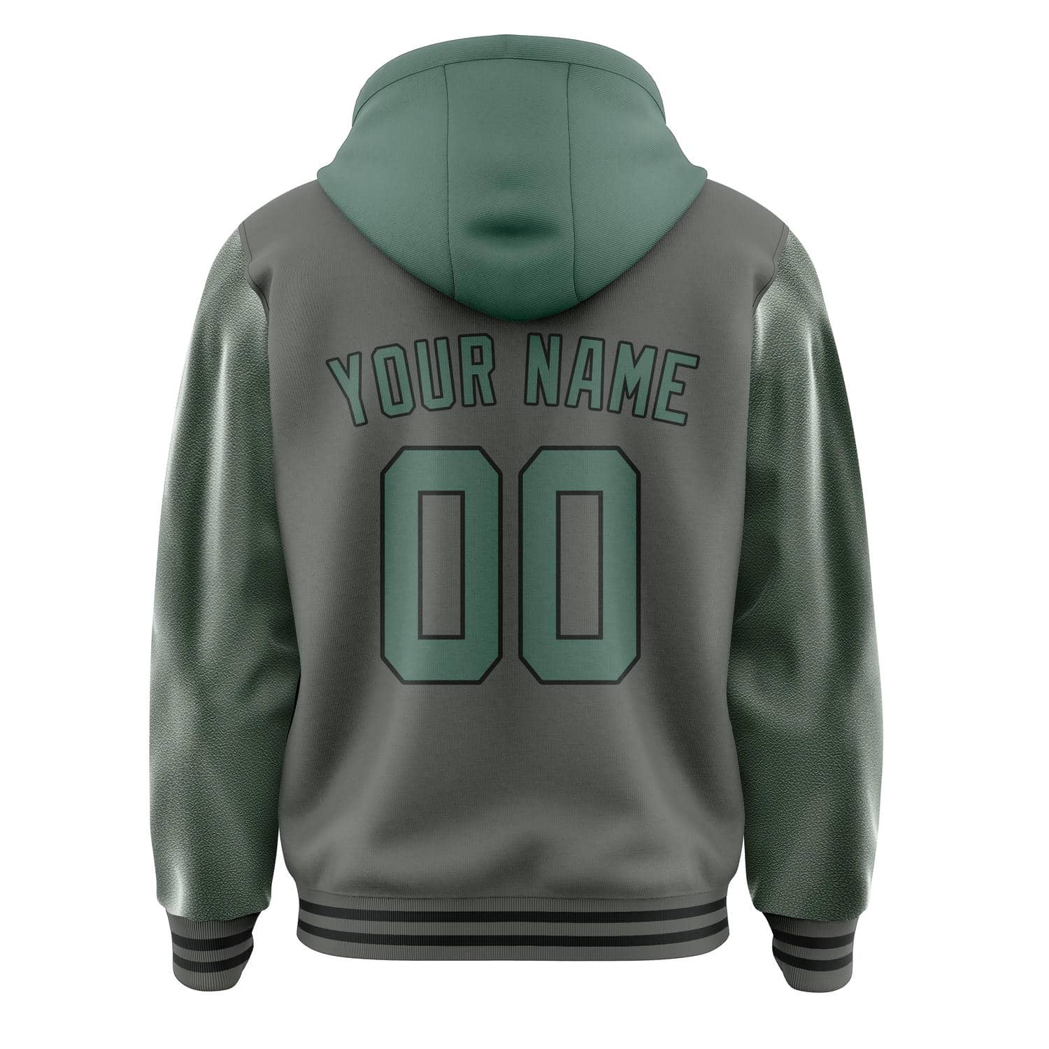 Custom Dark Grey Blue Green Jacket