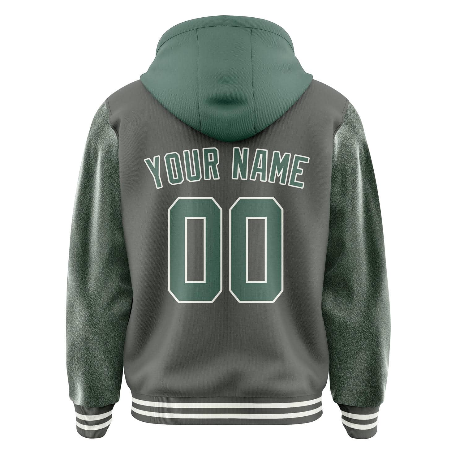 Custom Dark Grey Blue Green Jacket
