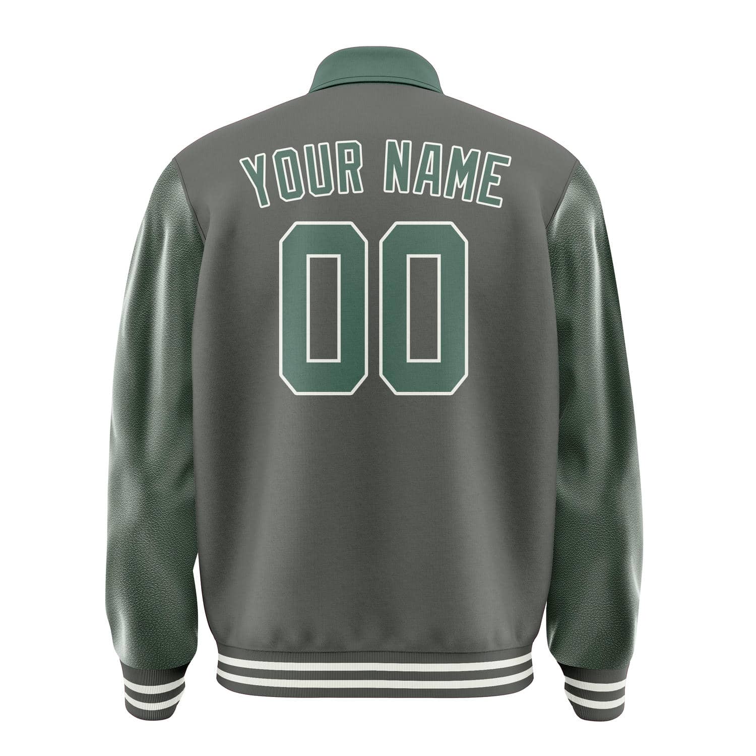 Custom Dark Grey Blue Green Jacket