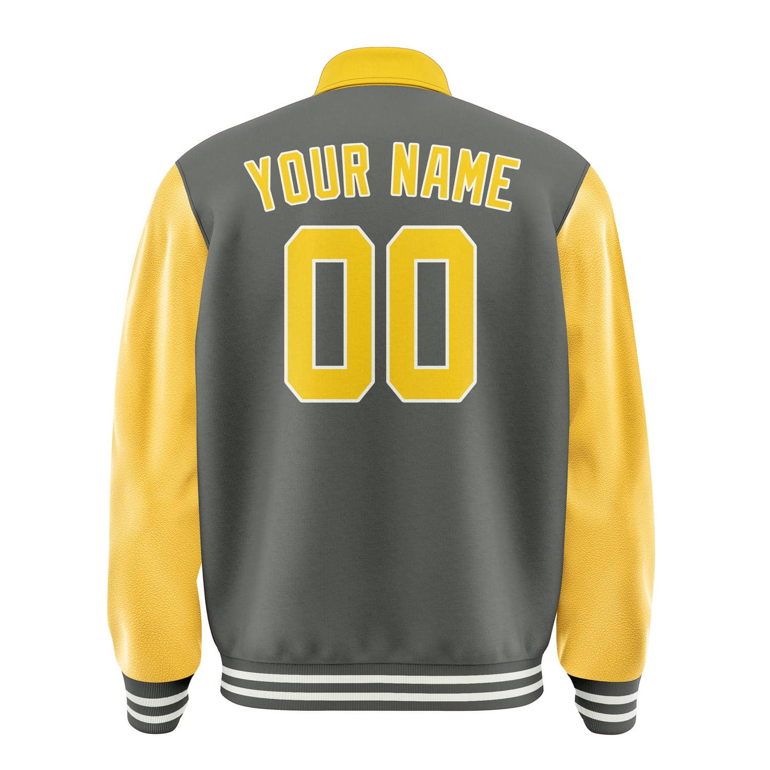 Custom Dark Grey Gold Jacket