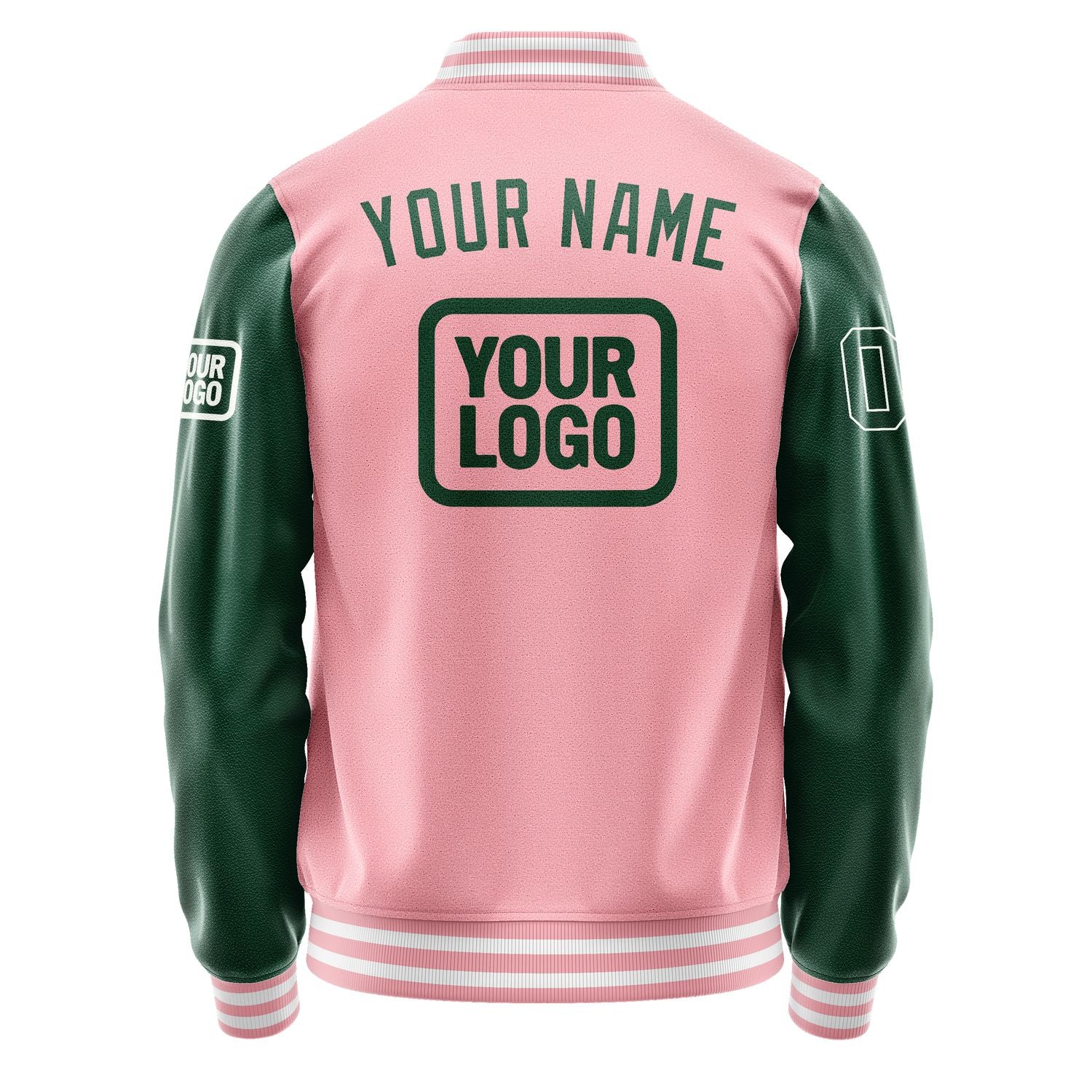 Custom Light Pink Green Jacket JA212105211818050518