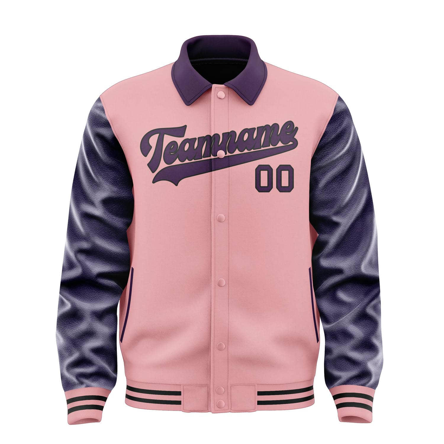 Custom Light Pink Purple Jacket