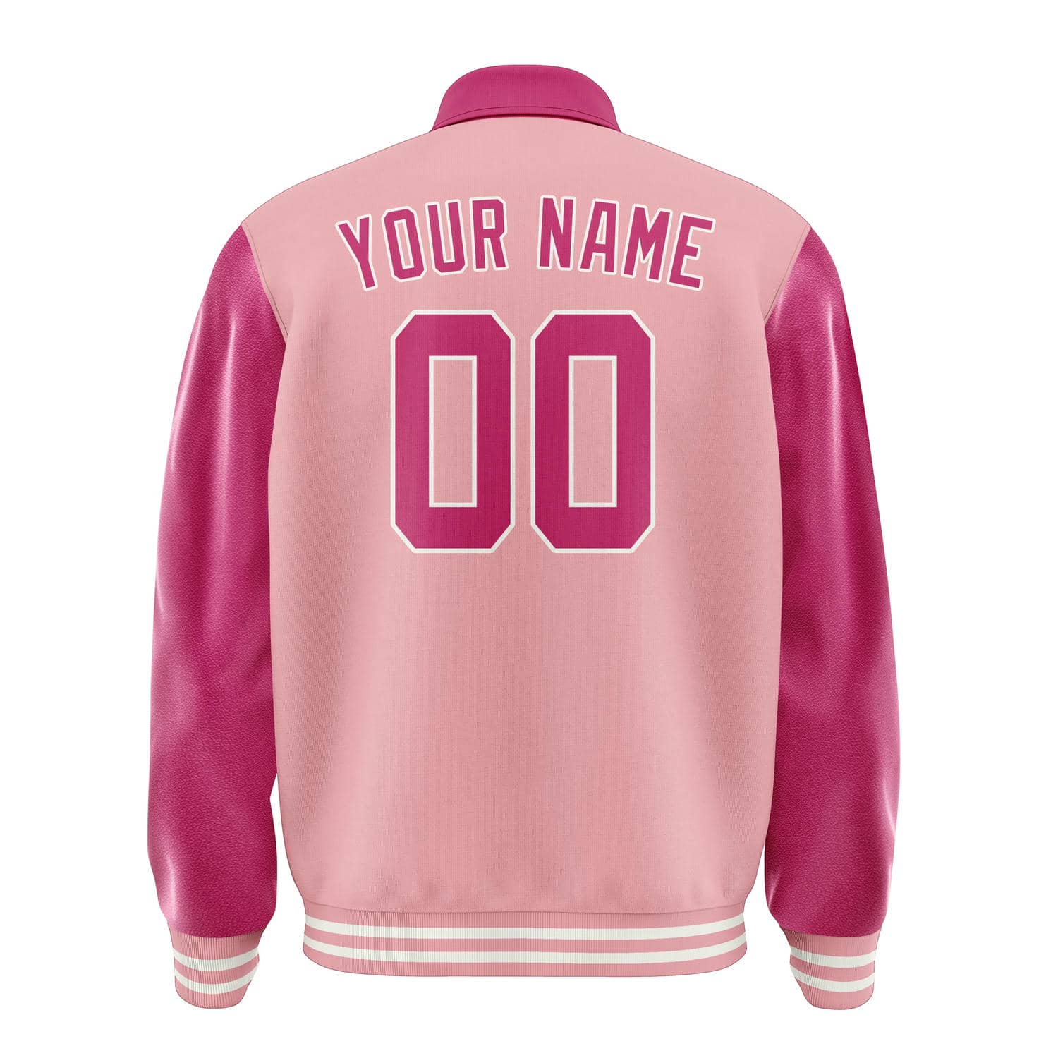 Custom Light Pink Pink Jacket