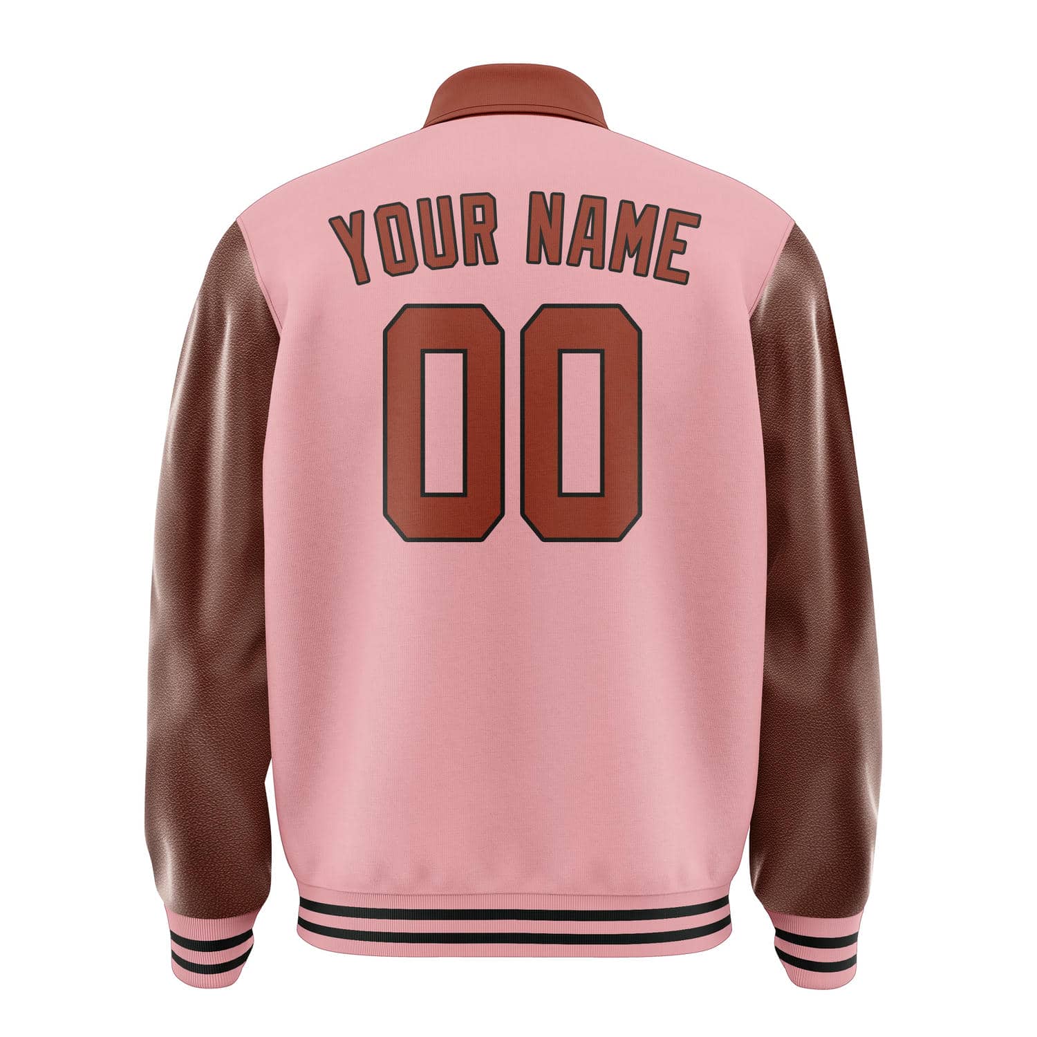 Custom Light Pink Coral Red Jacket