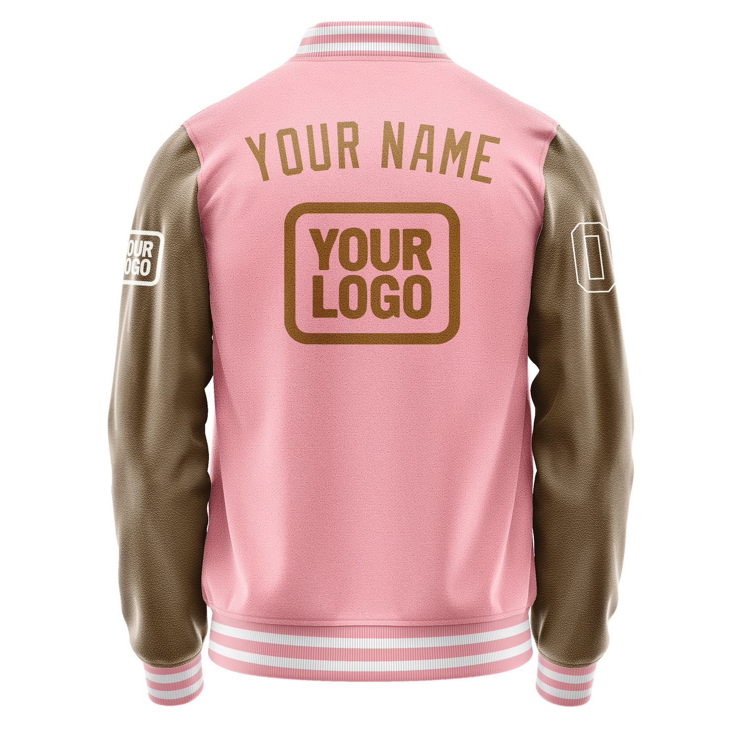Custom Light Pink Khaki Jacket JA212122211818222218