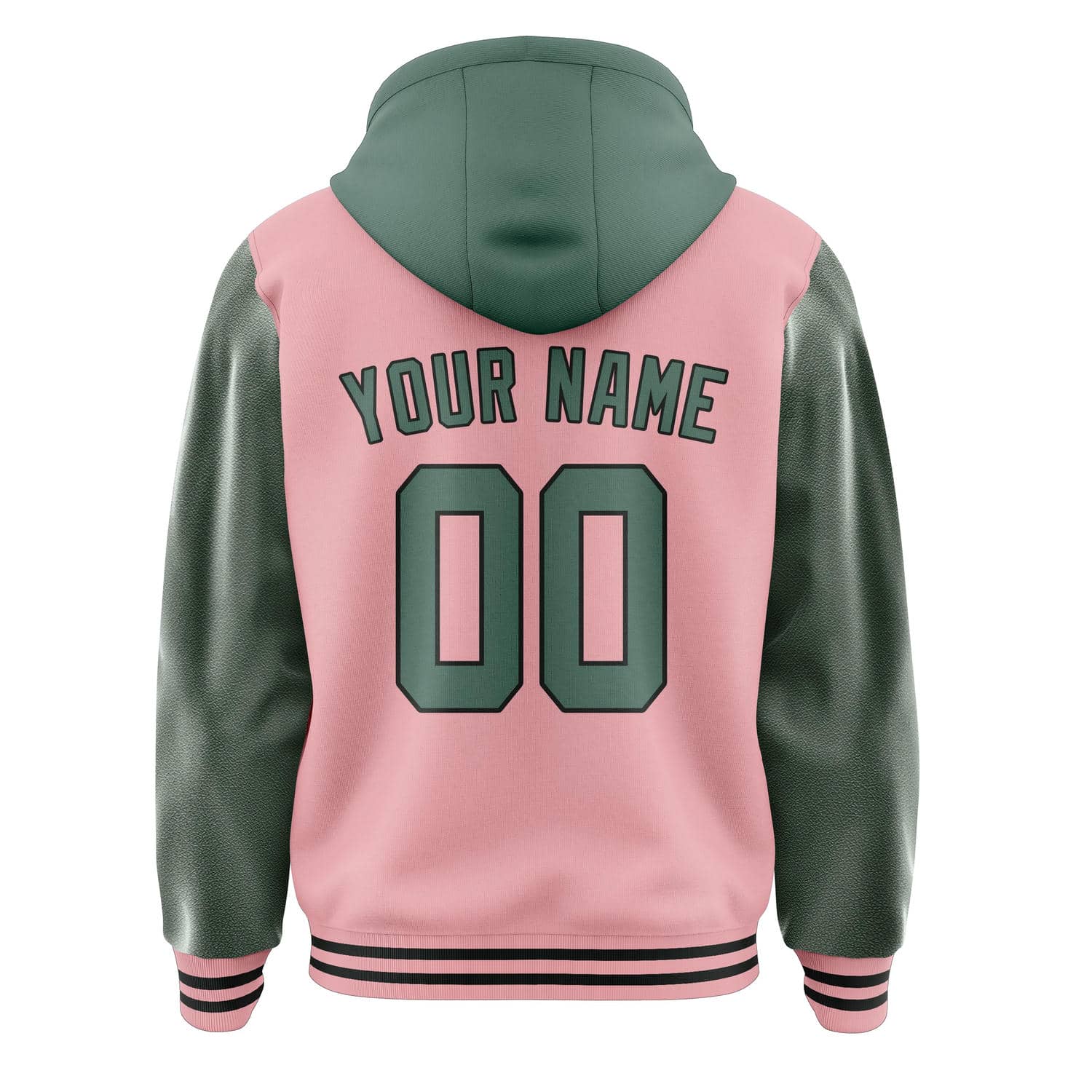 Custom Light Pink Blue Green Jacket