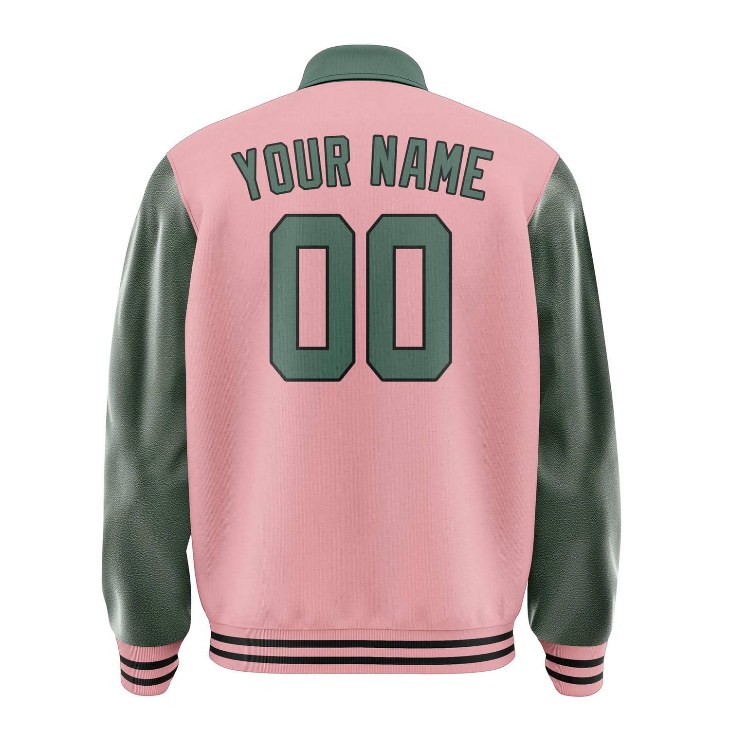 Custom Light Pink Blue Green Jacket