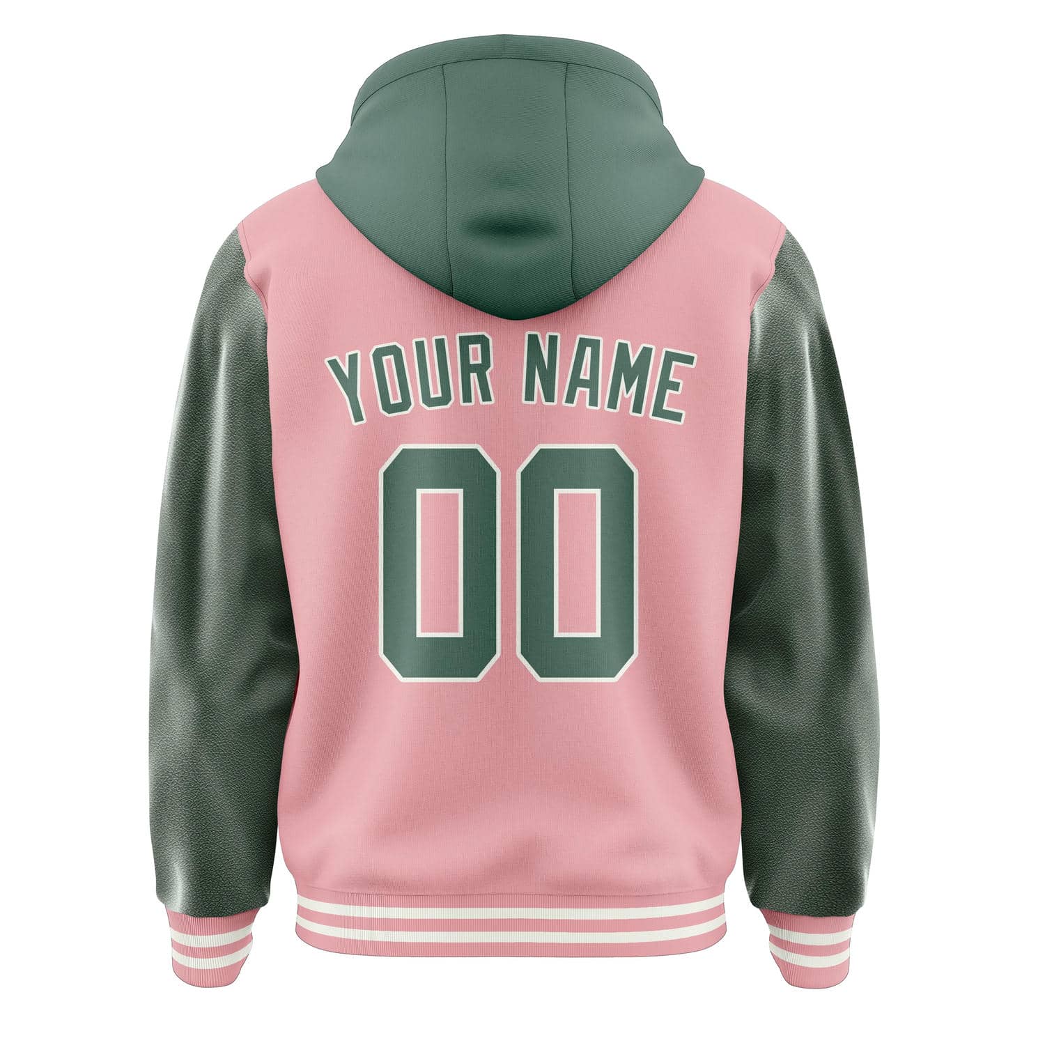 Custom Light Pink Blue Green Jacket