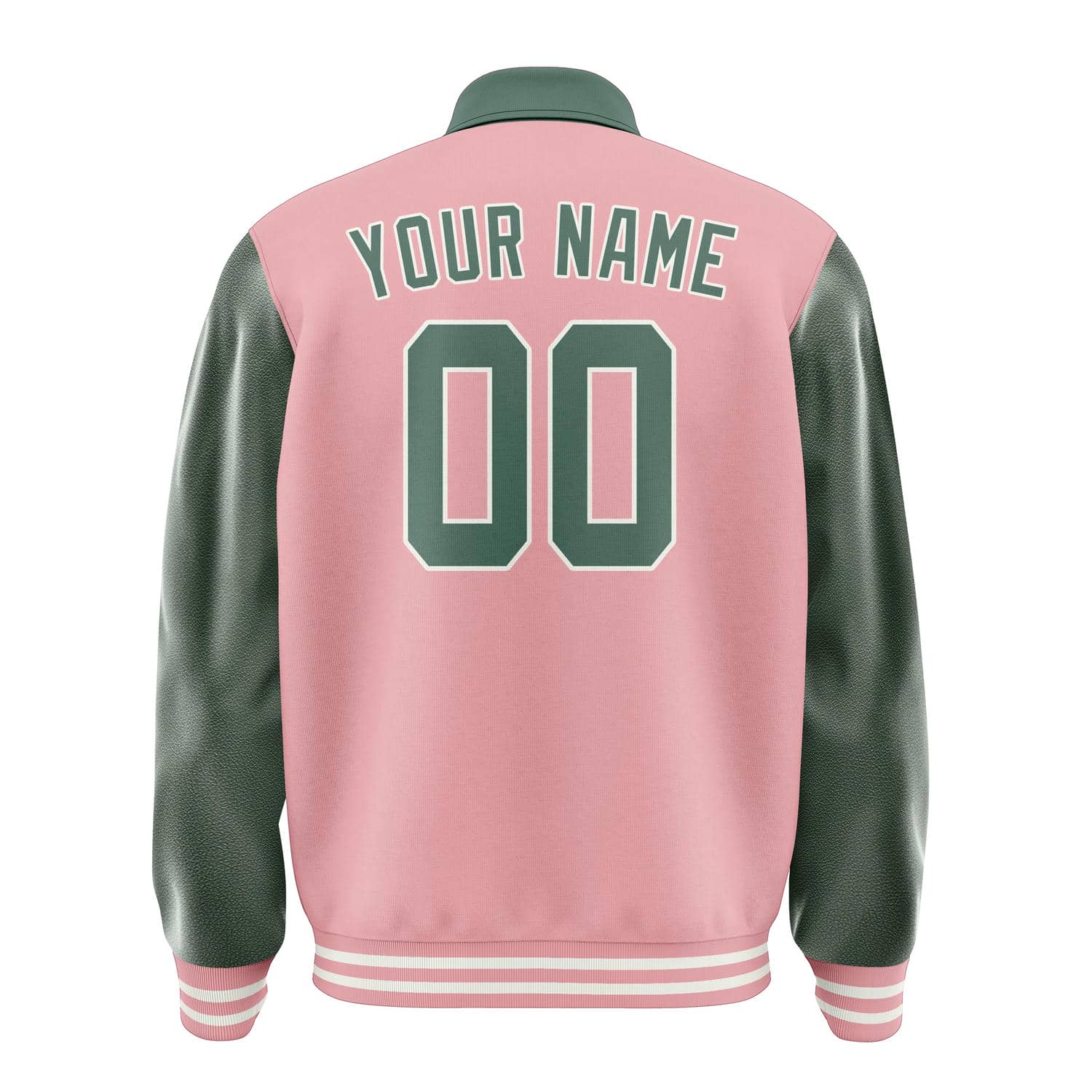 Custom Light Pink Blue Green Jacket
